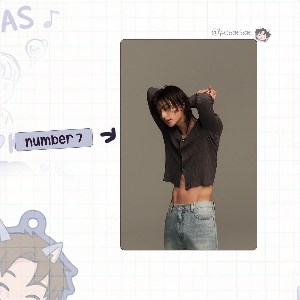 Skz (Stray Kids) - Hyune handmade photocards kpop inspired -  Model Shoot