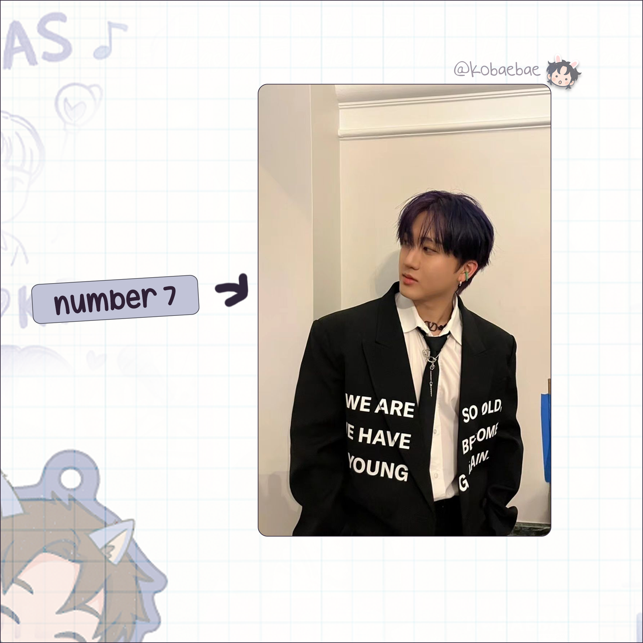 Skz (Stray Kids) - Bin handmade photocards kpop inspired - Set 6