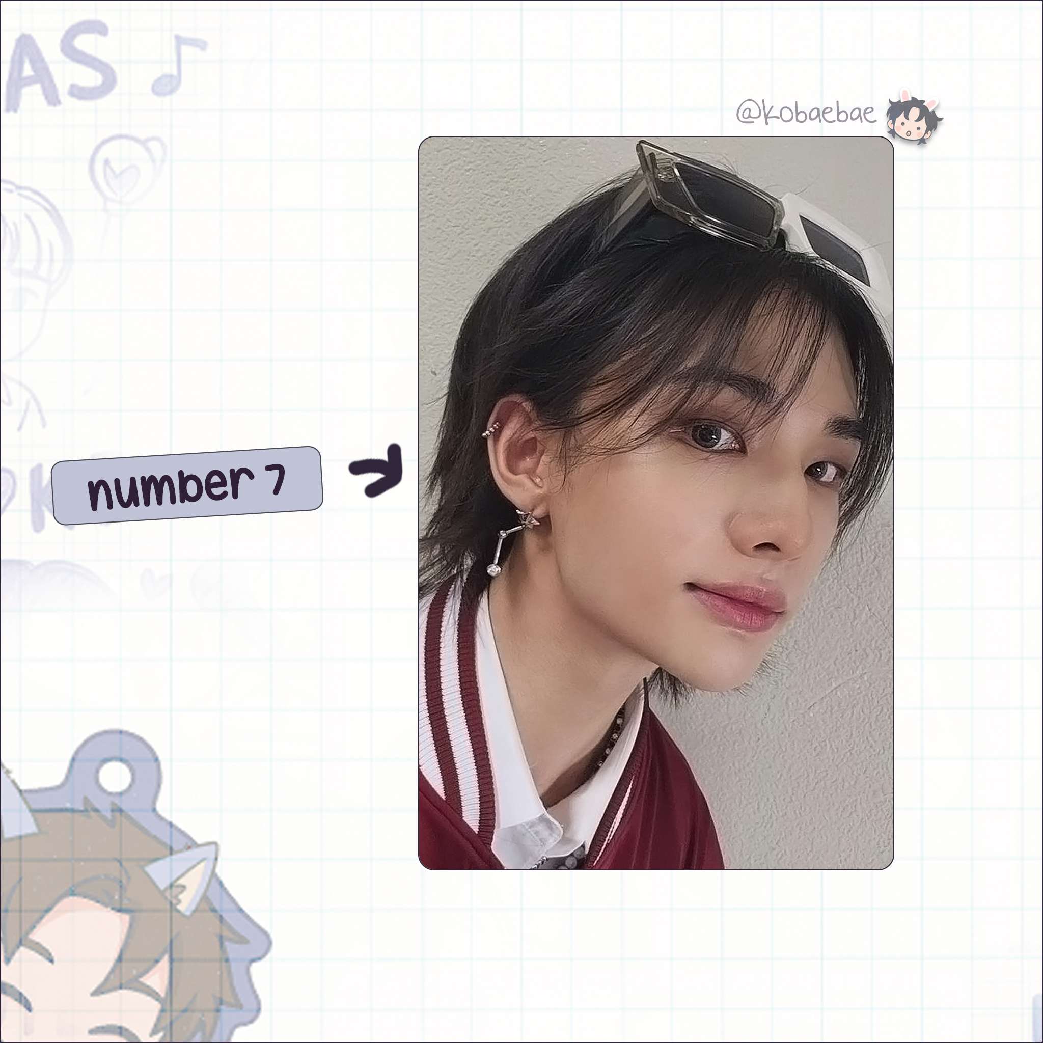 Skz (Stray Kids) - Hyune handmade photocards kpop inspired - Set 6
