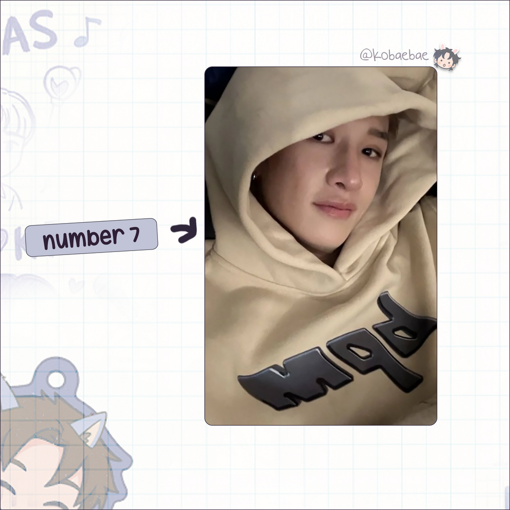 Skz (Stray Kids) - Chan handmade photocards kpop inspired - Set 6
