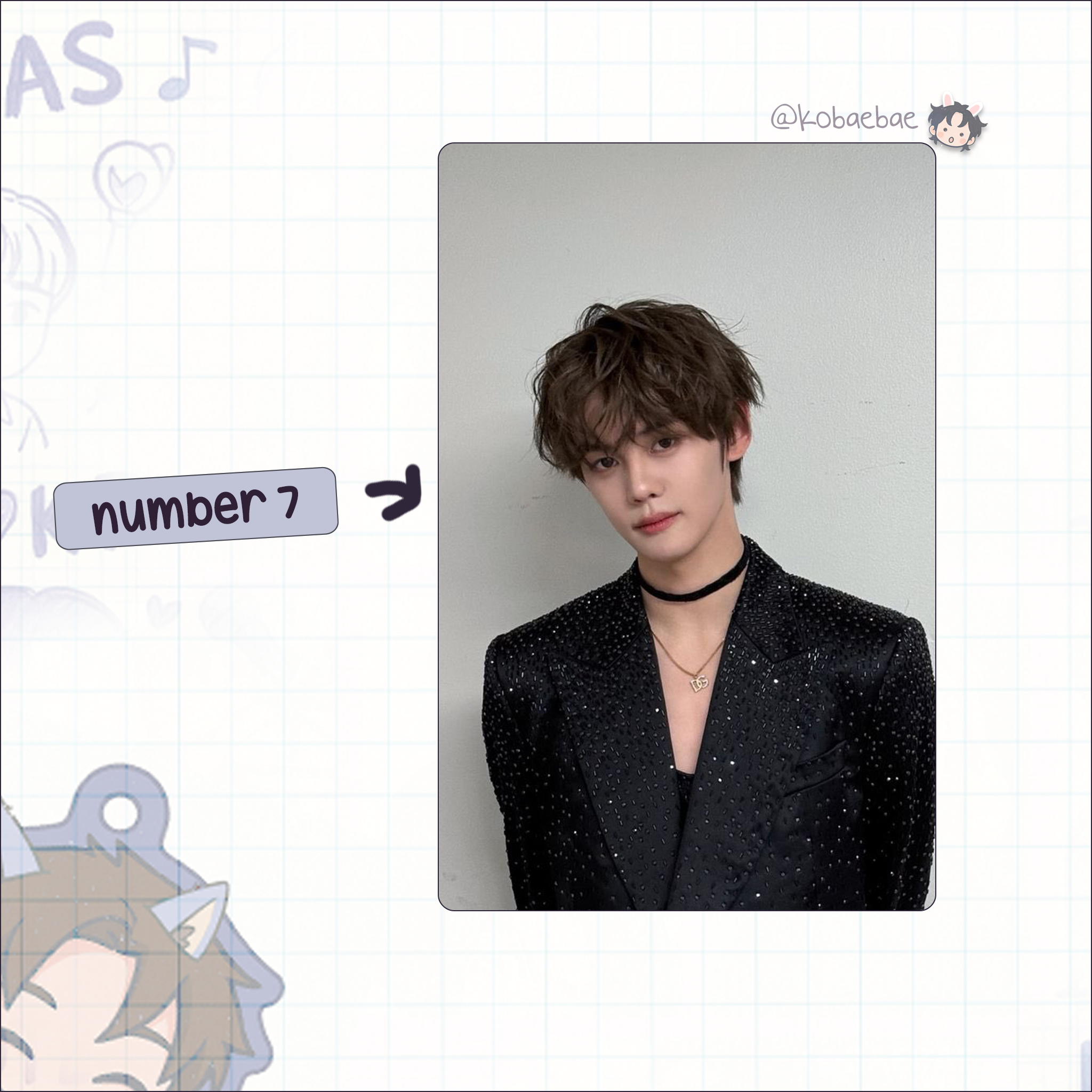 Zb1 - Gyuvin handmade photocards kpop inspired - Set 3
