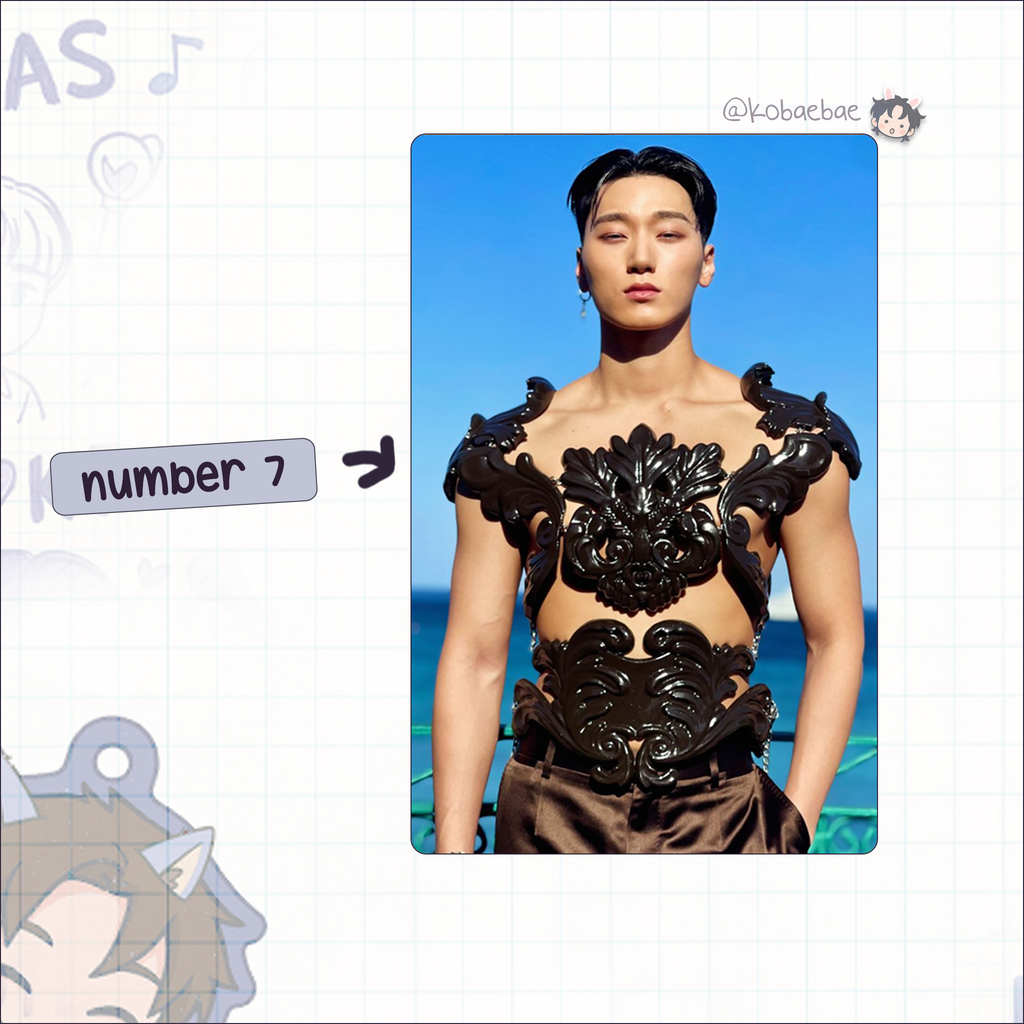 Atz - San handmade photocards kpop inspired - Set 5