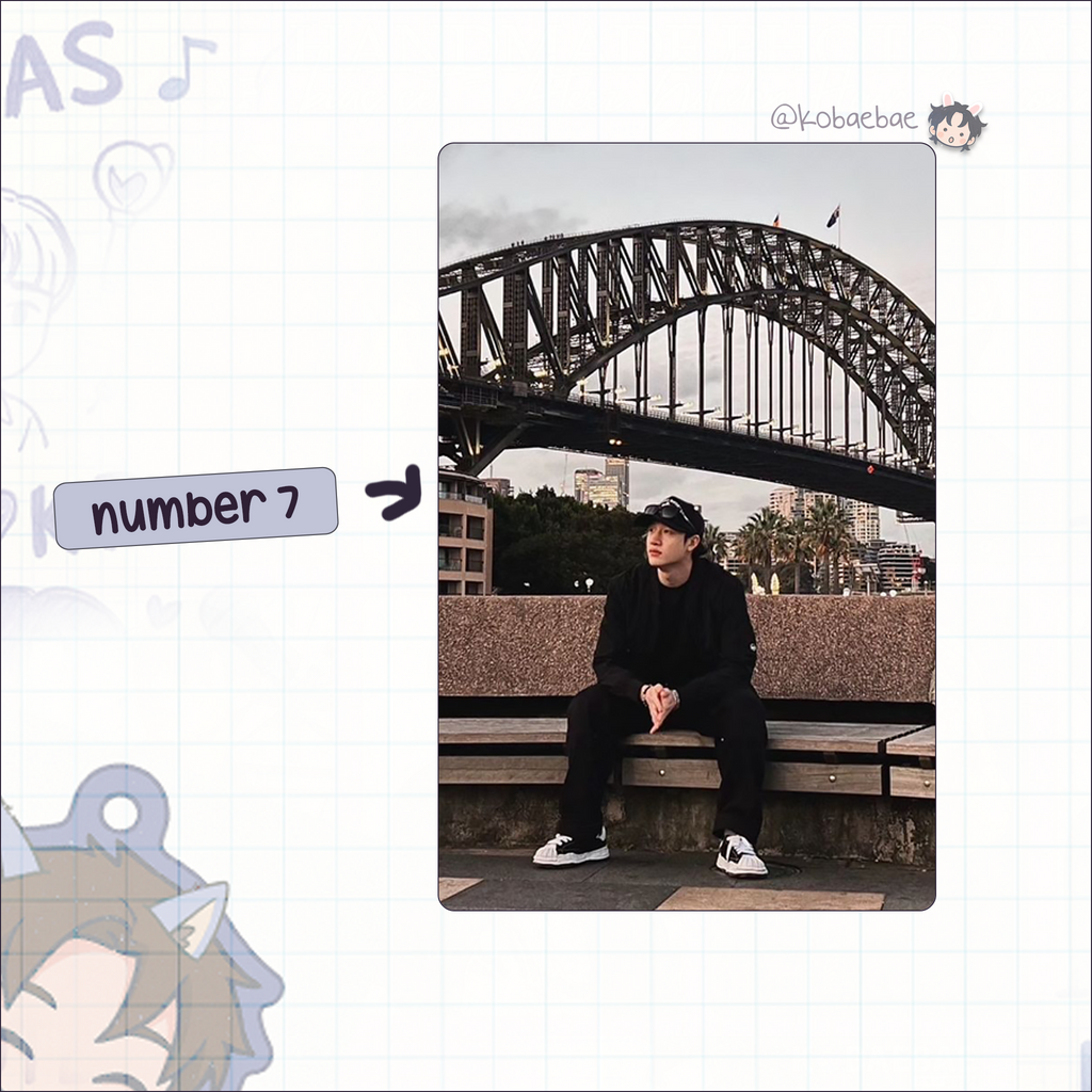 Skz (Stray Kids) - Bang Chan handmade photocards kpop inspired - Set 10