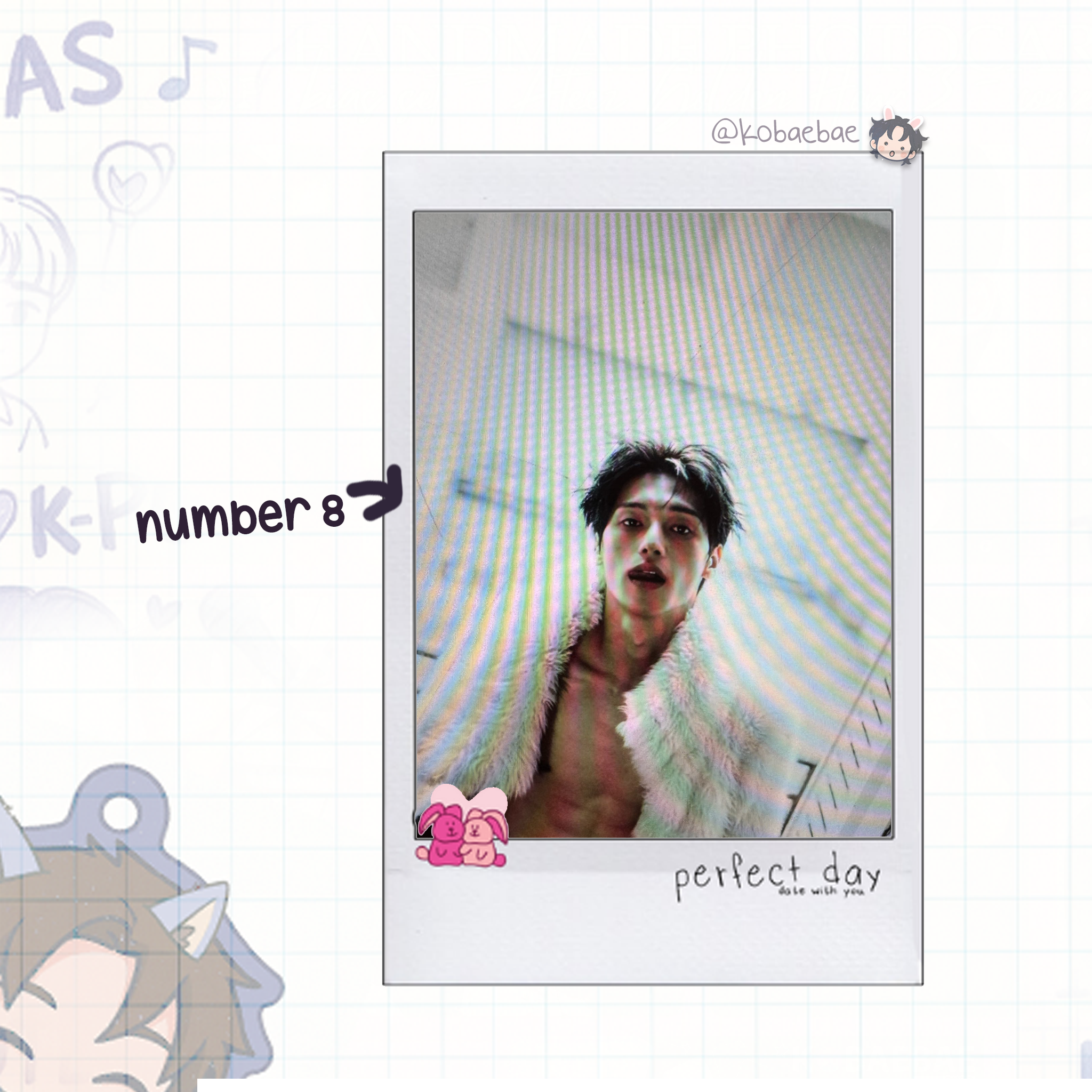 Atz - Date with My Bias - Woo Instant-Style Fanmade Photo Print