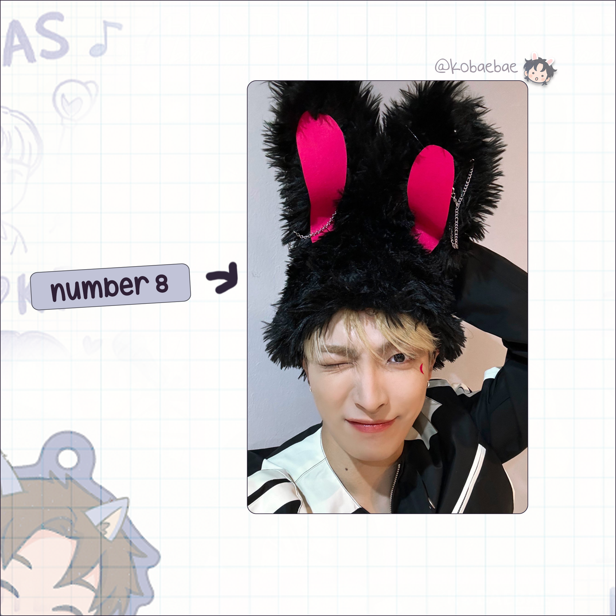 Atz - Joong handmade photocards kpop inspired - Set 4