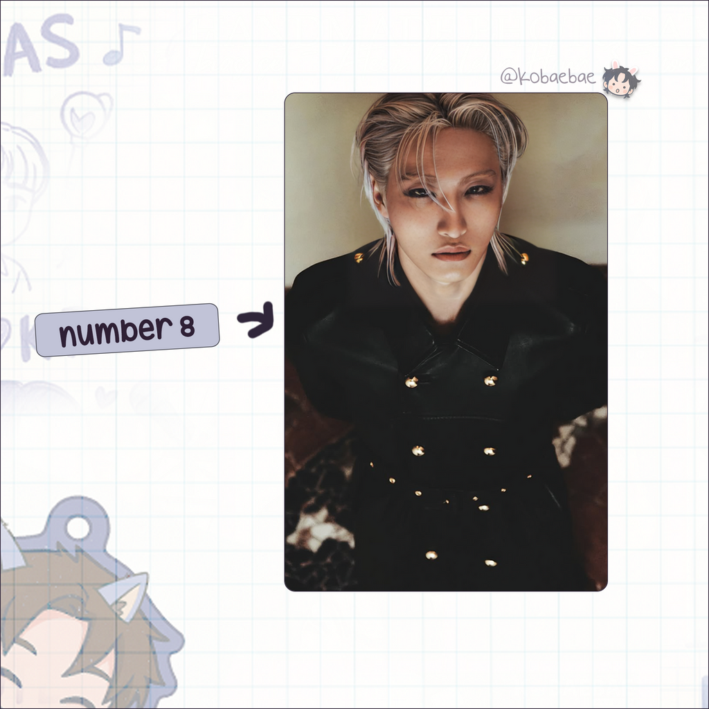 Atz - Hwa Esq.  Handmade photocards kpop inspired - Bias set