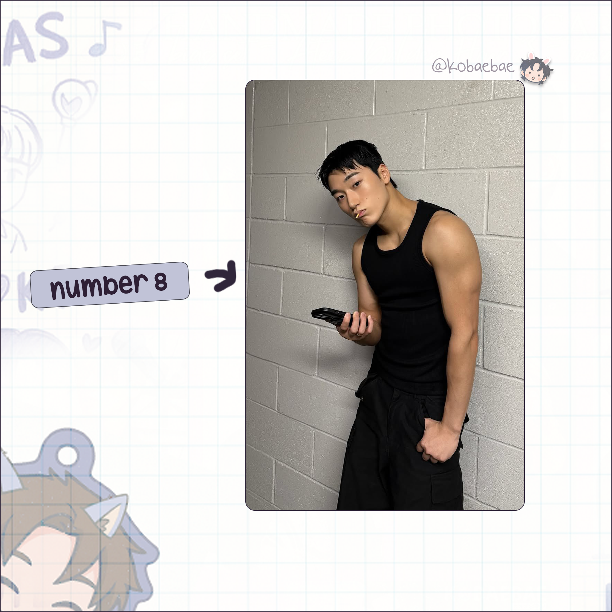 Atz - San handmade photocards kpop inspired - Set 4