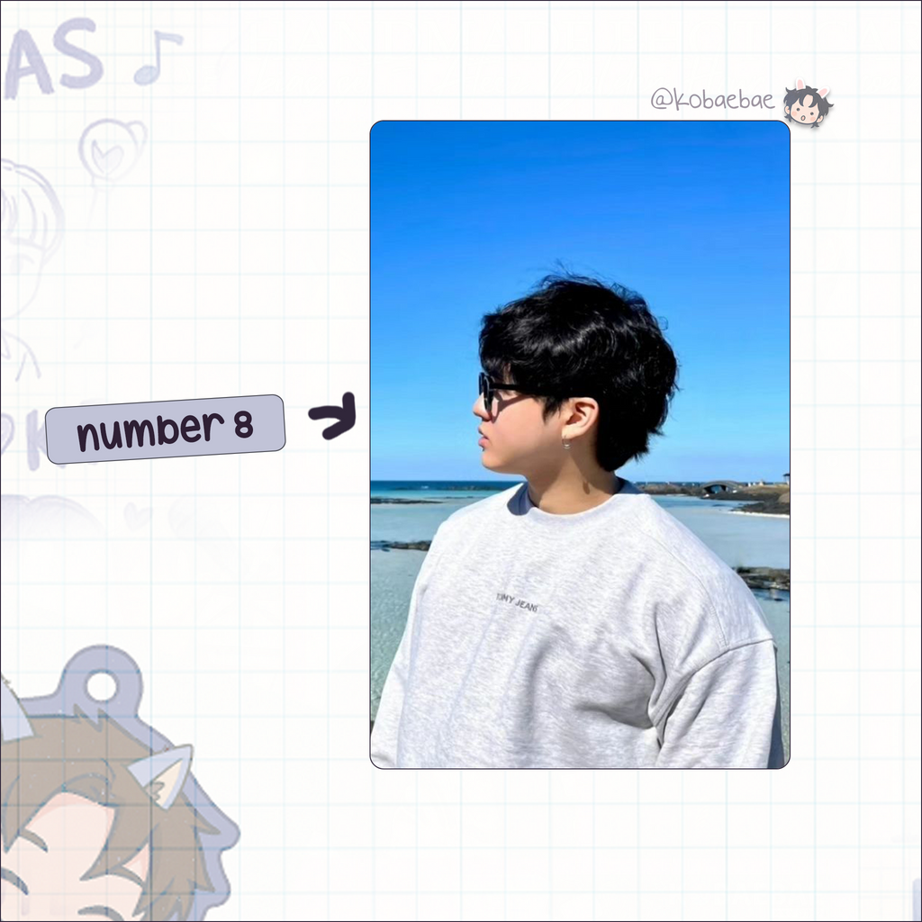 Skz (Stray Kids) - Changbin handmade photocards kpop inspired - Set 9