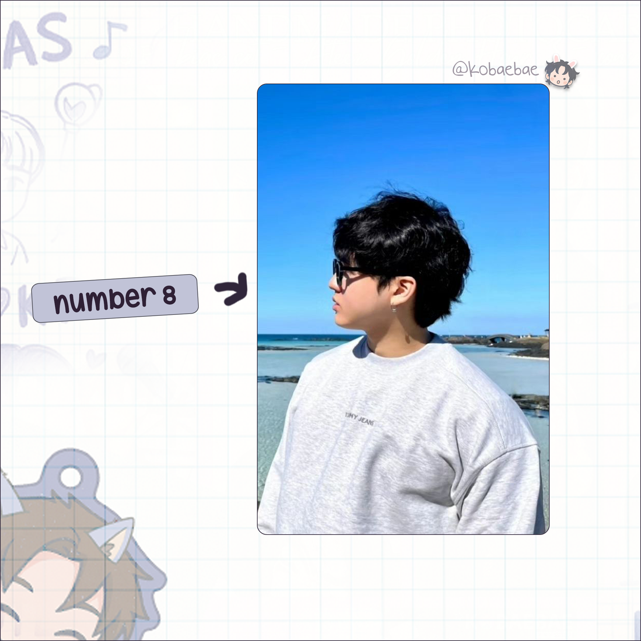 Skz (Stray Kids) - Changbin handmade photocards kpop inspired - Set 9