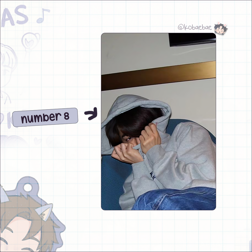 Skz (Stray Kids) - Han handmade photocards kpop inspired - Set 9