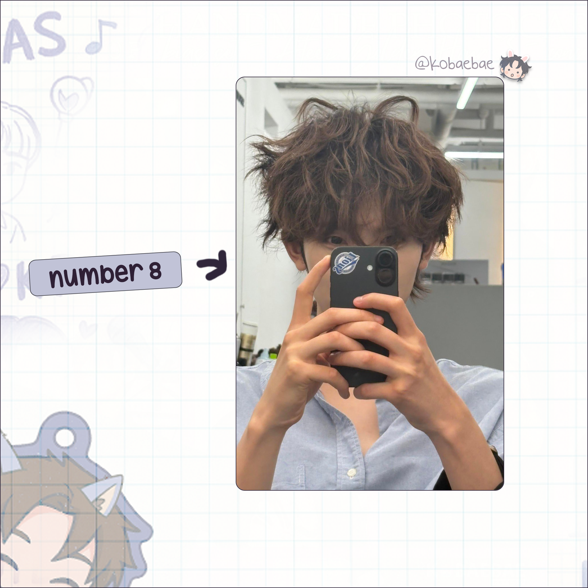 Xkrs - Seeun handmade photocards kpop inspired - Set 1