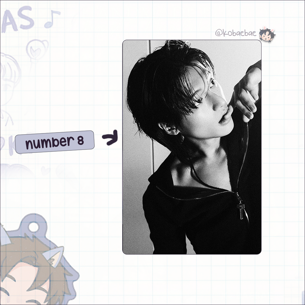 Atz - G.Q. Handmade photocards kpop inspired - Woo bias set