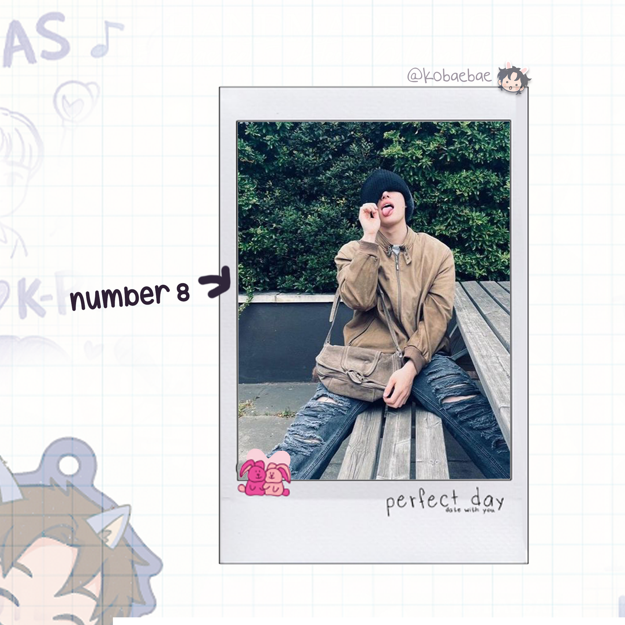 Atz - Date with My Bias - Mingie Instant-Style Fanmade Photo Print