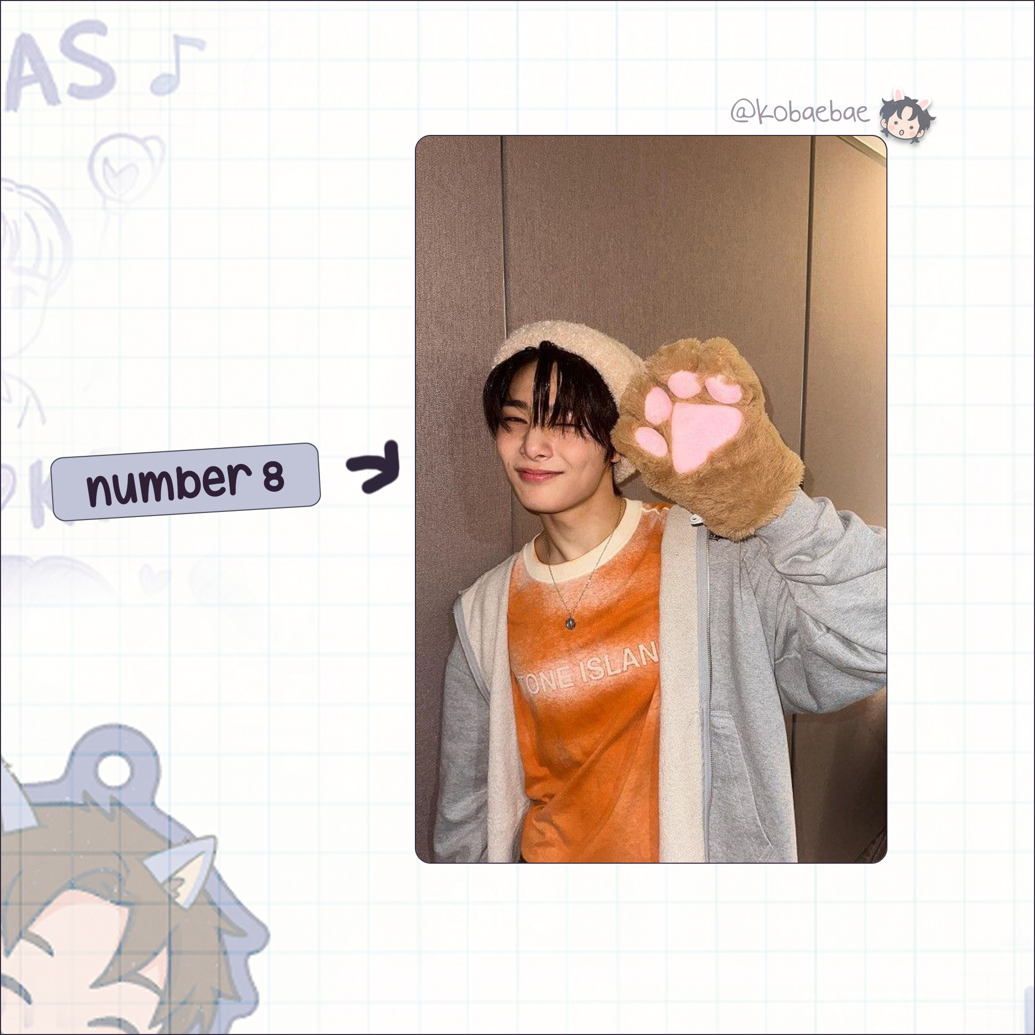 Skz (Stray Kids) - IN handmade photocards kpop inspired - Set 6