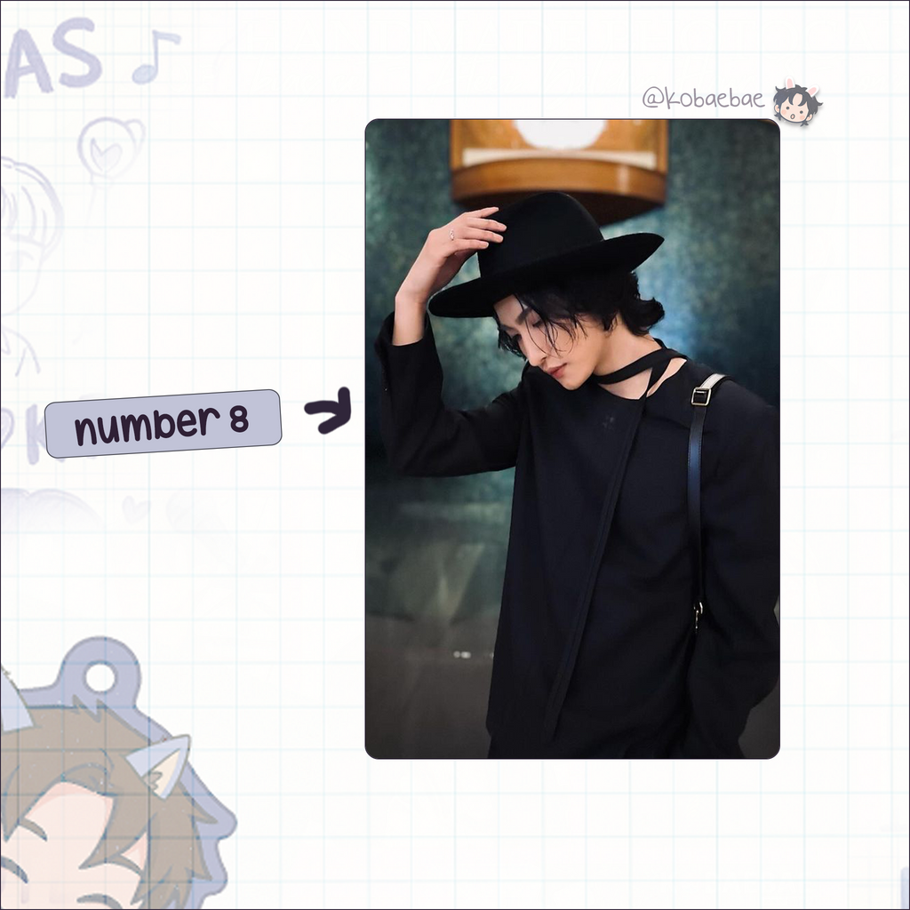 Atz - Hwa handmade photocards kpop inspired - Set 4