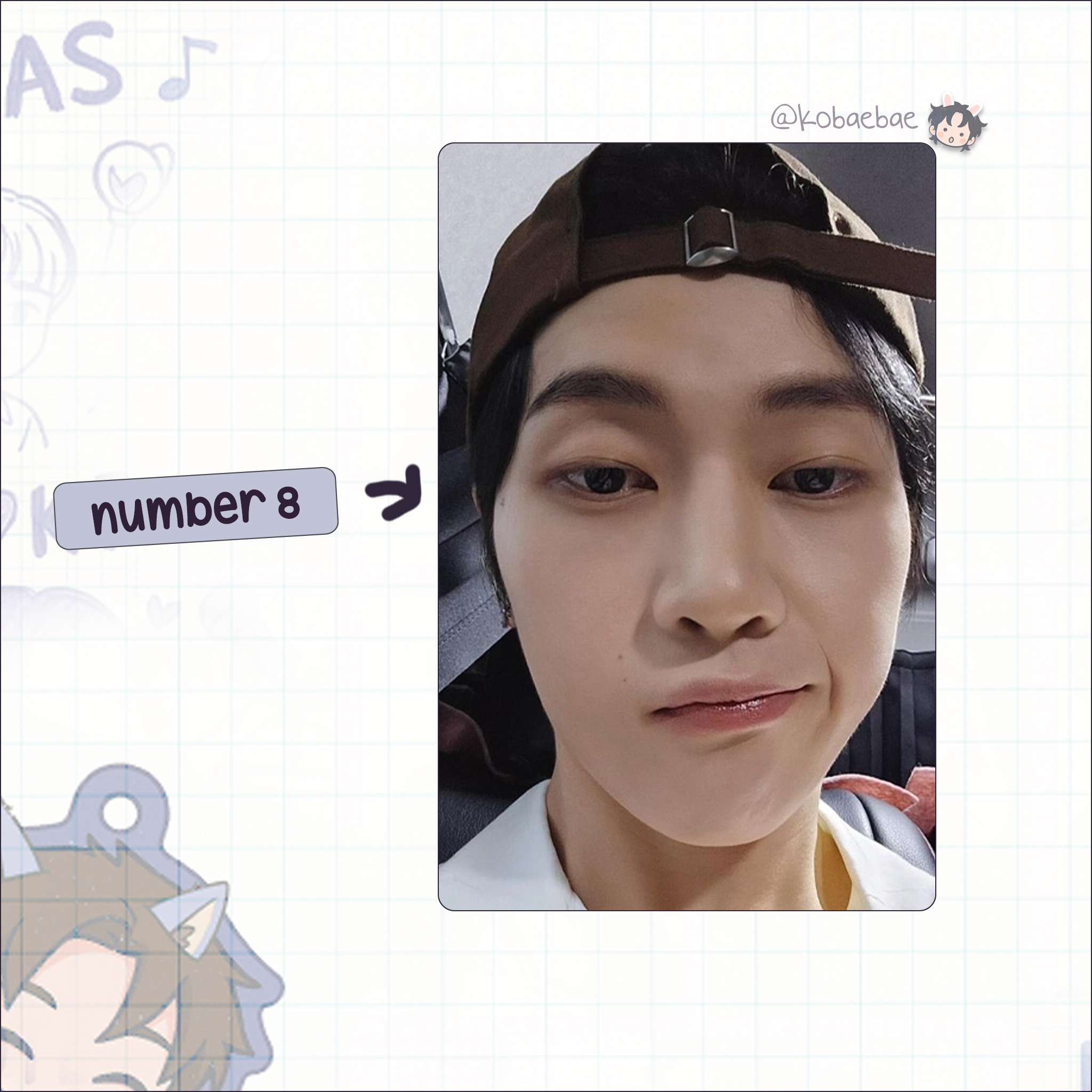 Zb1 - Matthew handmade photocards kpop inspired - Set 3