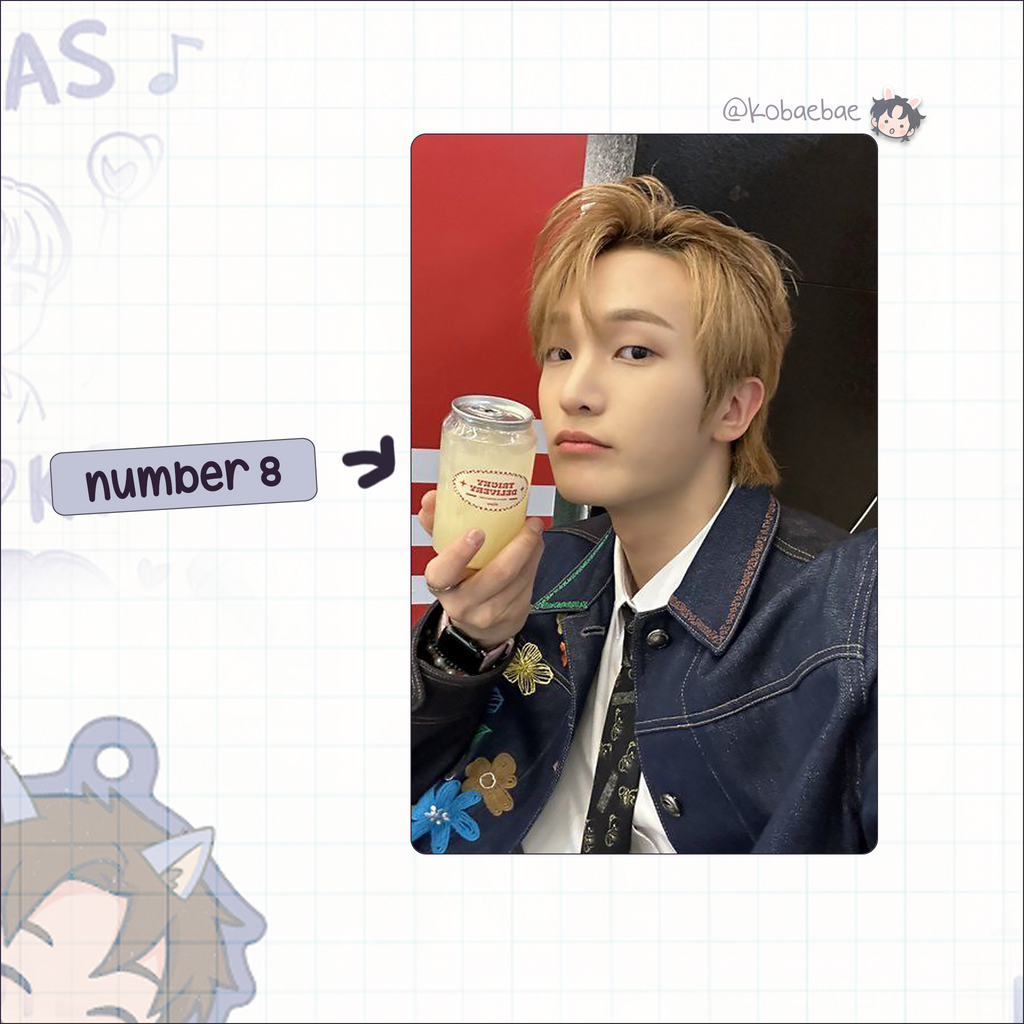 Xkrs - Sumin handmade photocards kpop inspired - Set 1