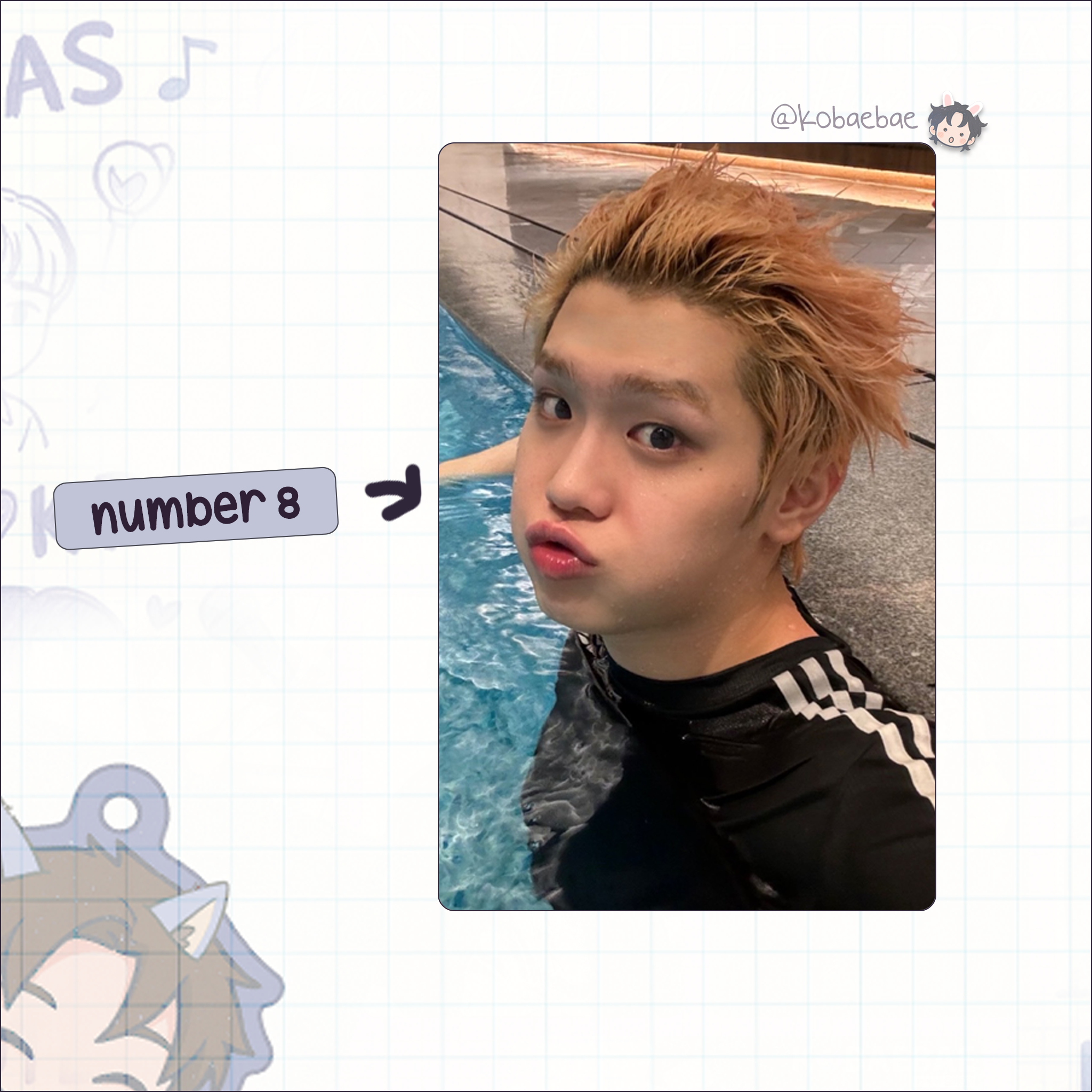 Zb1 - Taerae handmade photocards kpop inspired - Set 3