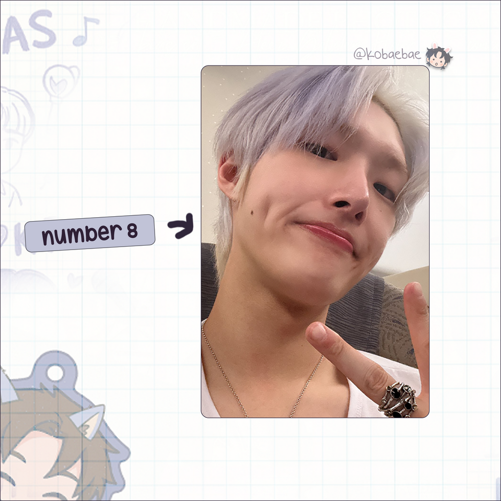 Atz - Mingi handmade photocards kpop inspired - Set 5