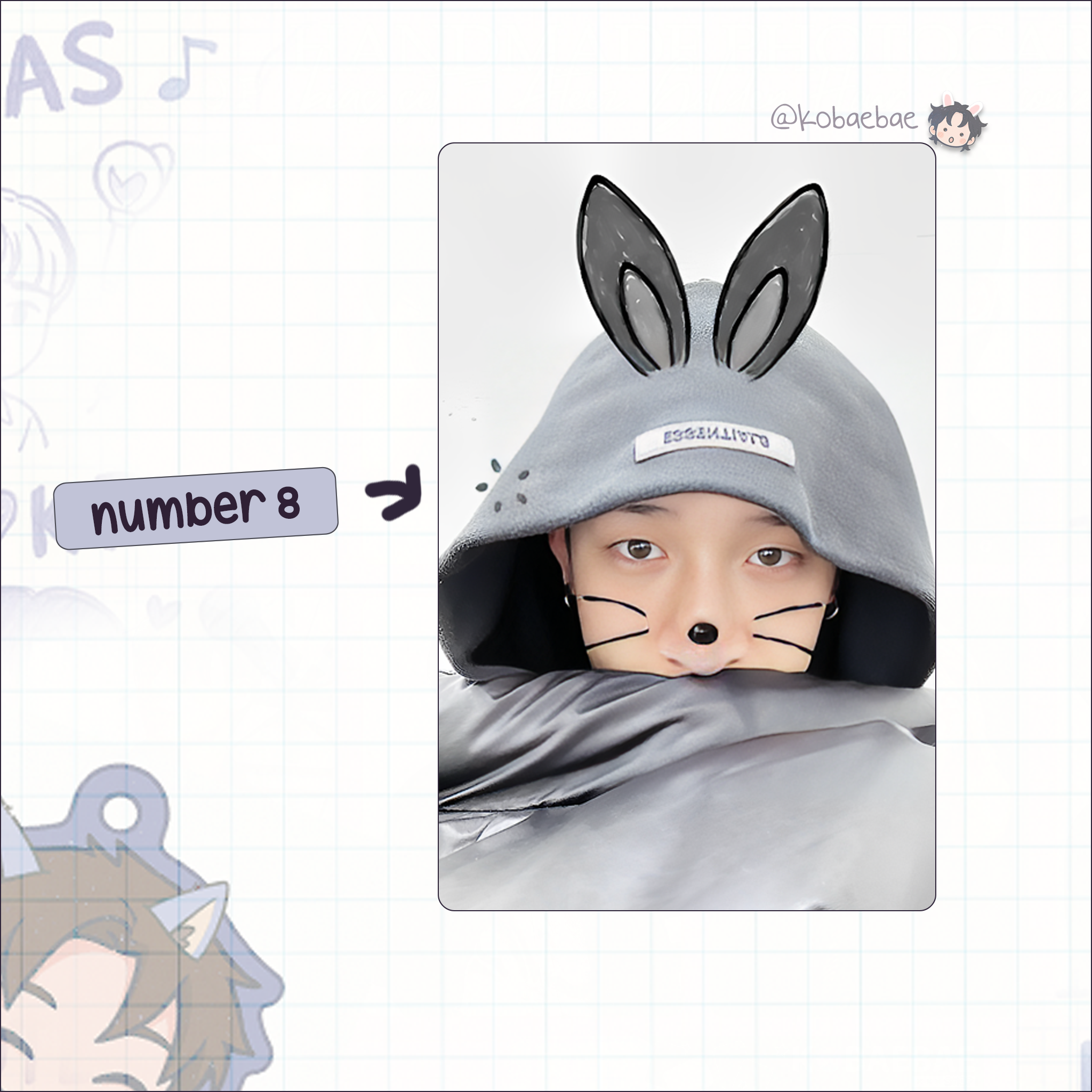 Skz - Channie handmade photocards kpop inspired - Set 3
