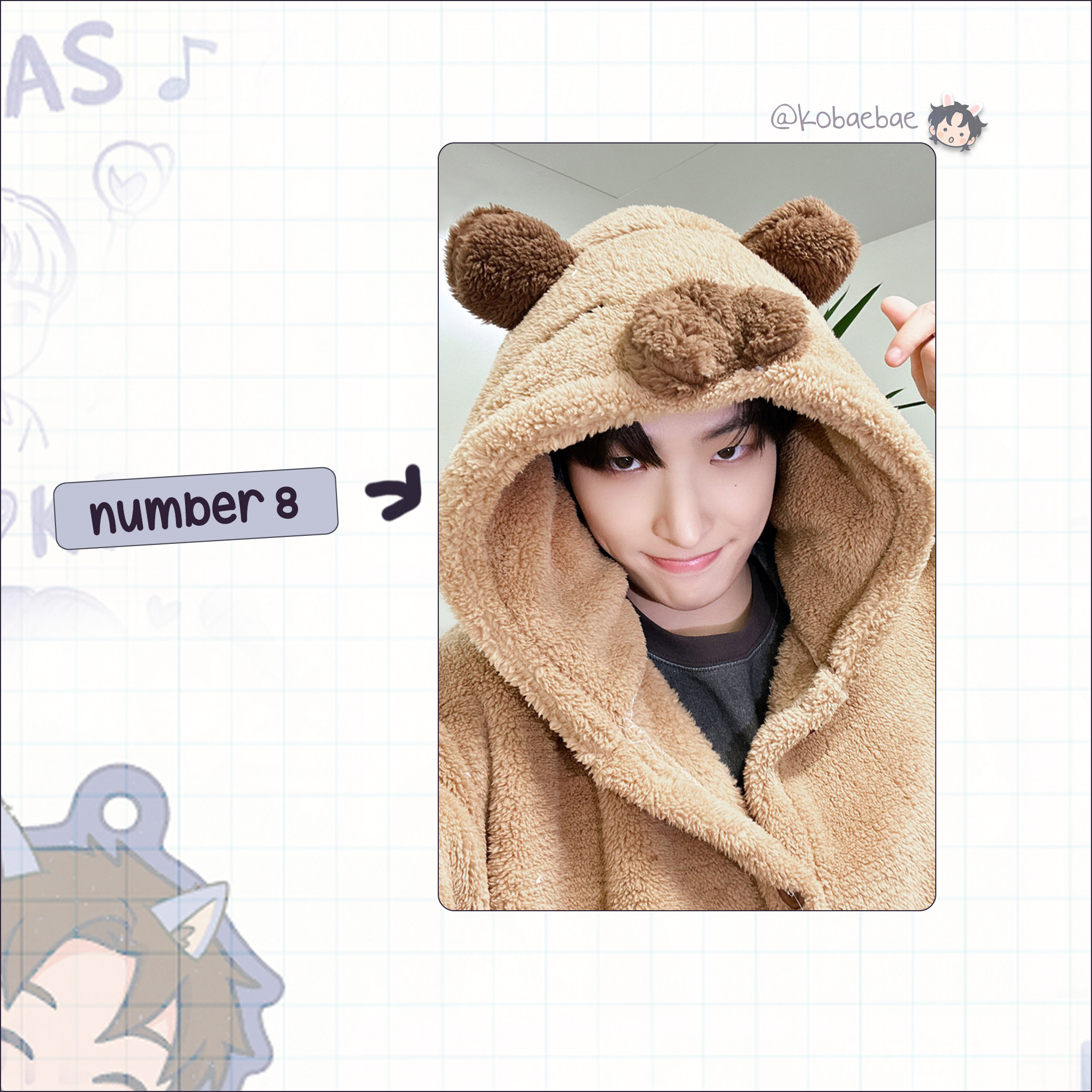 Atz - Mingi handmade photocards kpop inspired - Set 4