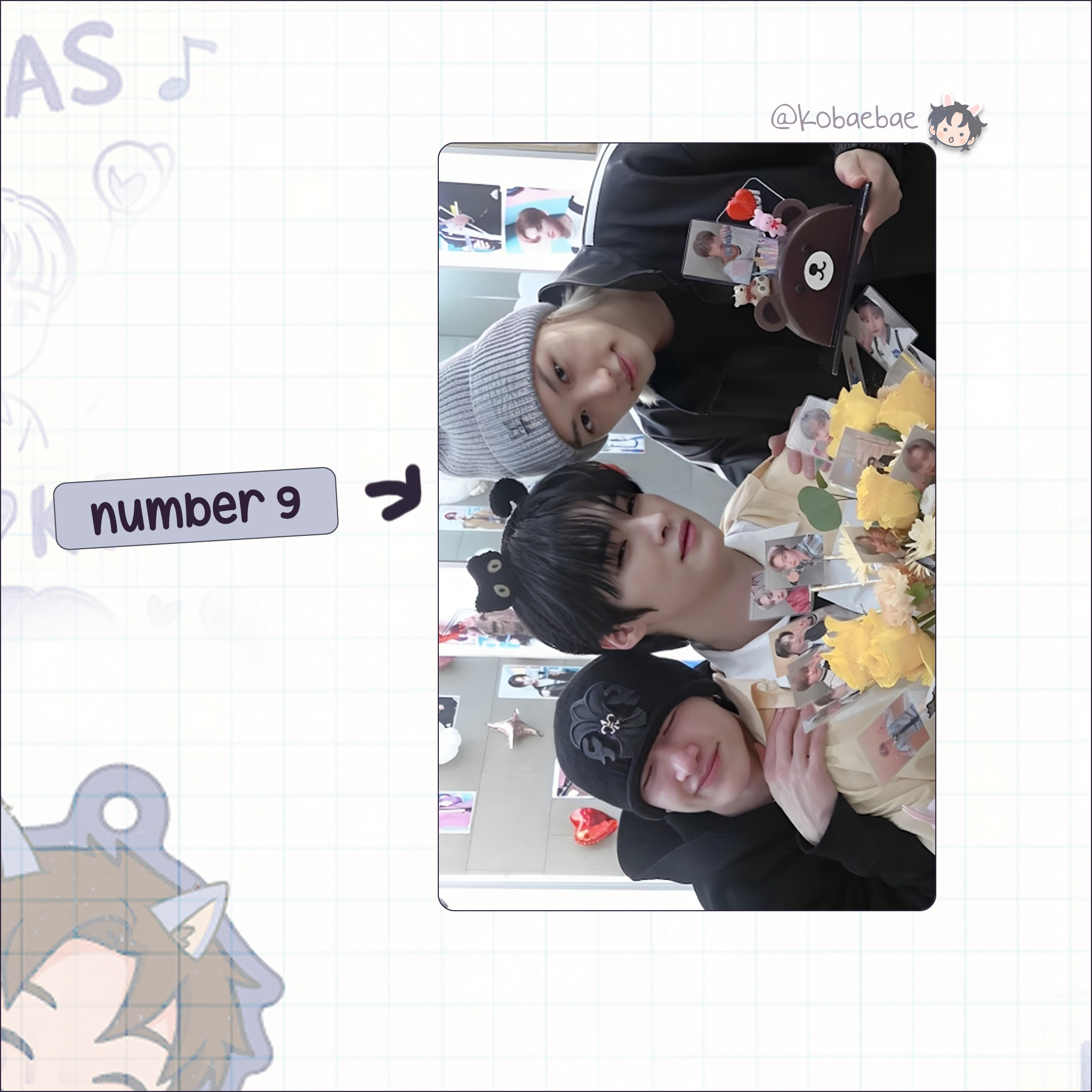 Stray Kids (Skz) - Ot8 Unit Handmade photocards kpop inspired - Bias set 3