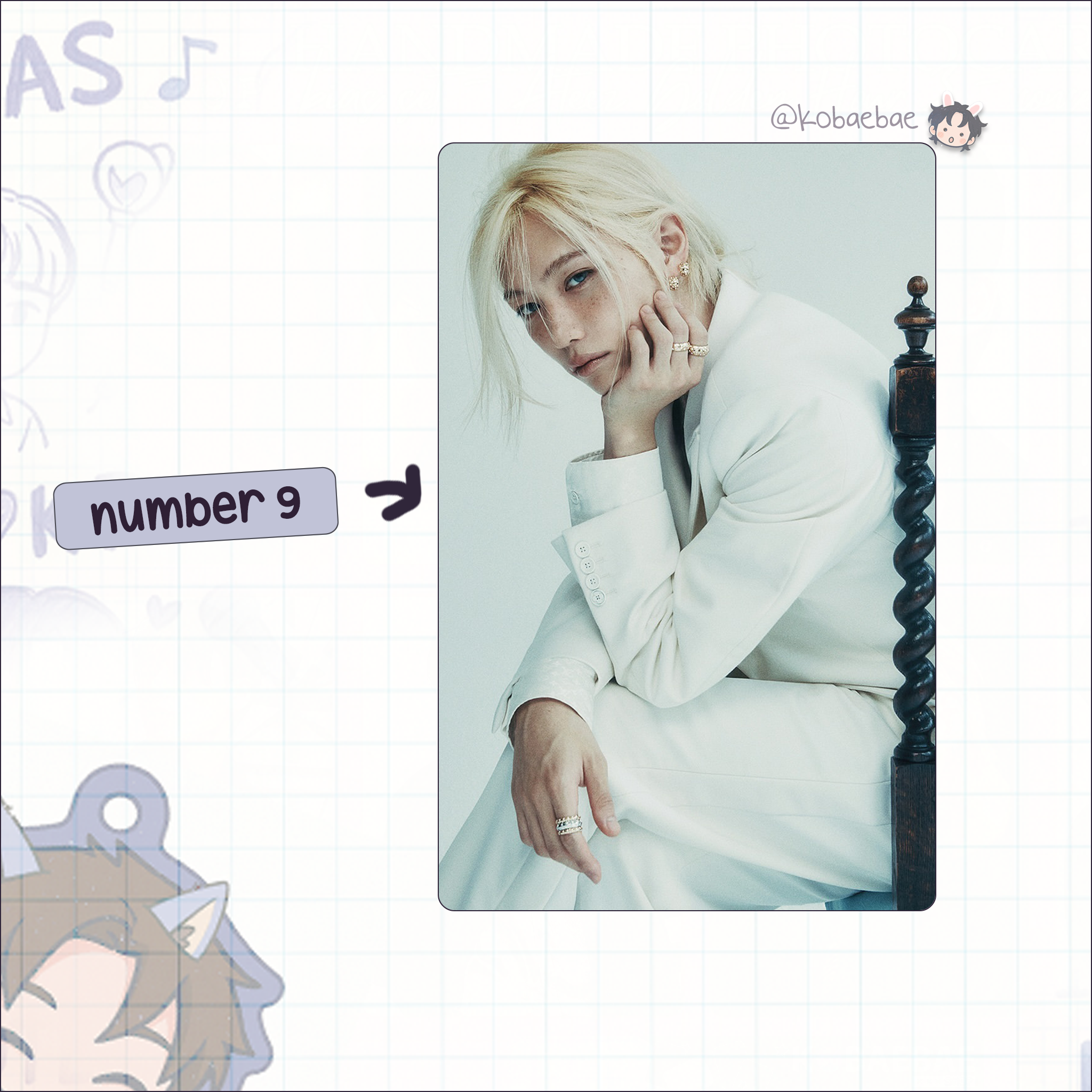 Stray Kids (Skz) -Lix Handmade photocards kpop inspired - El. Set 1