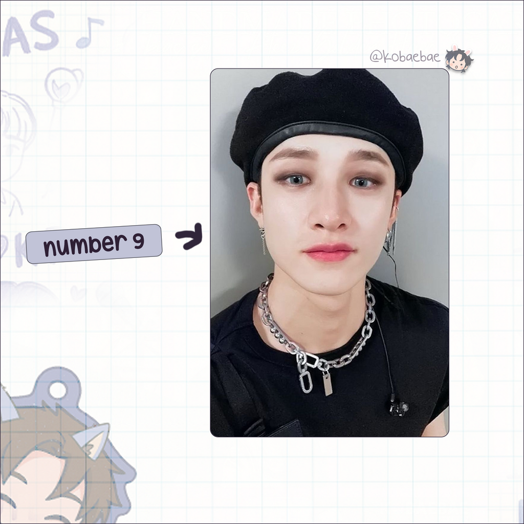 Stray Kids - Bang Chan Handmade photocards kpop inspired - Bias set 4