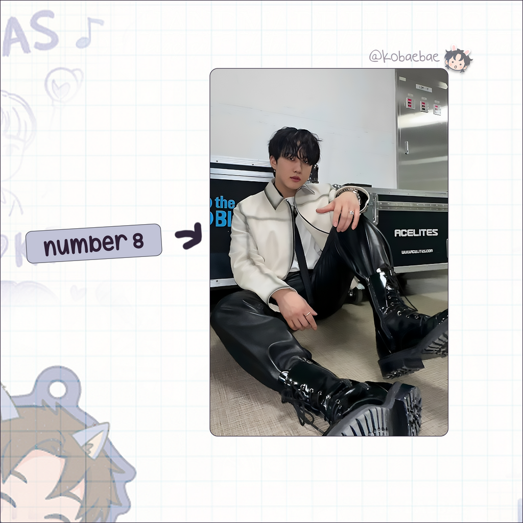 Stray Kids (Skz) - Bin Handmade photocards kpop inspired - Bias set 7