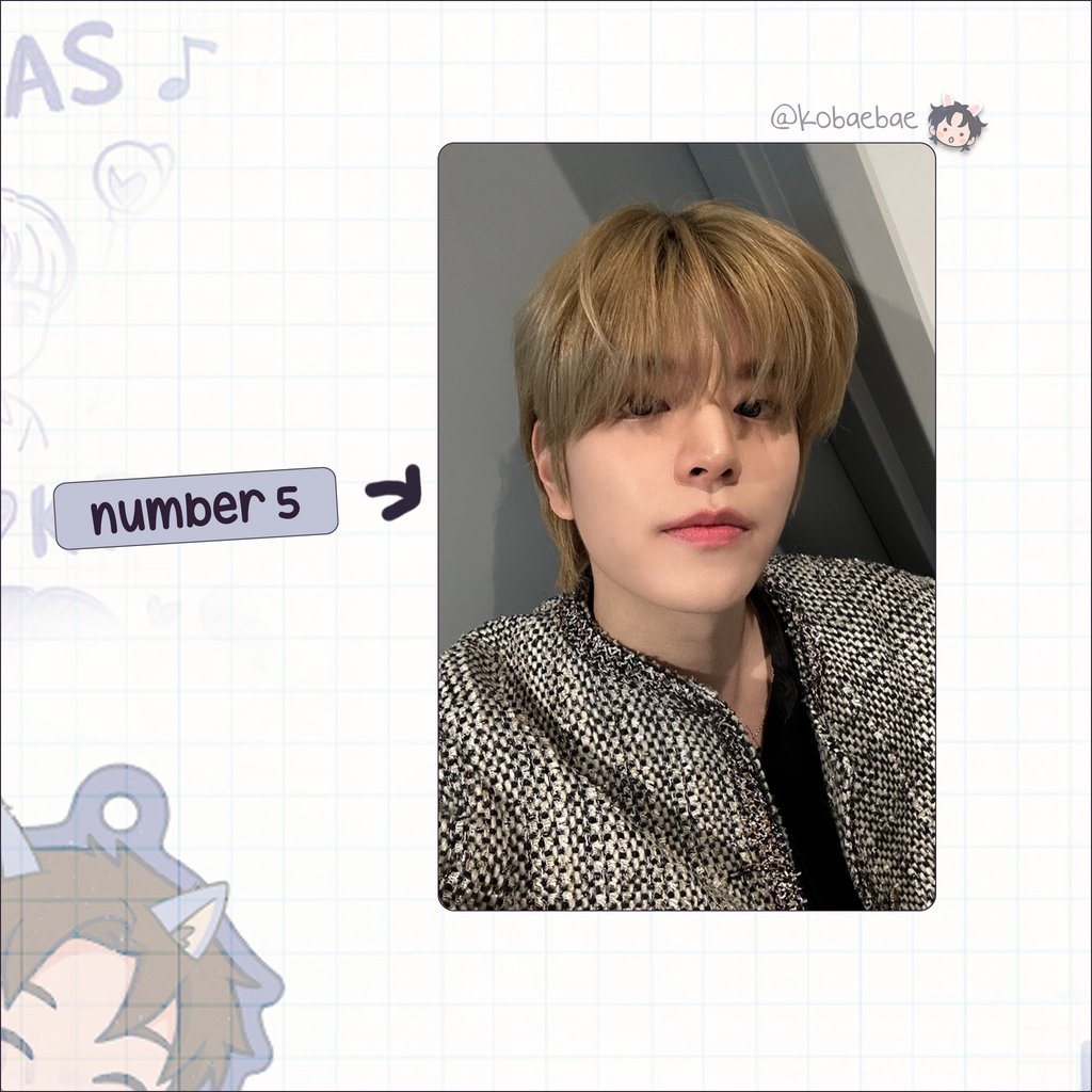 Stray Kids (Skz) - Min Handmade photocards kpop inspired - Bias set 7