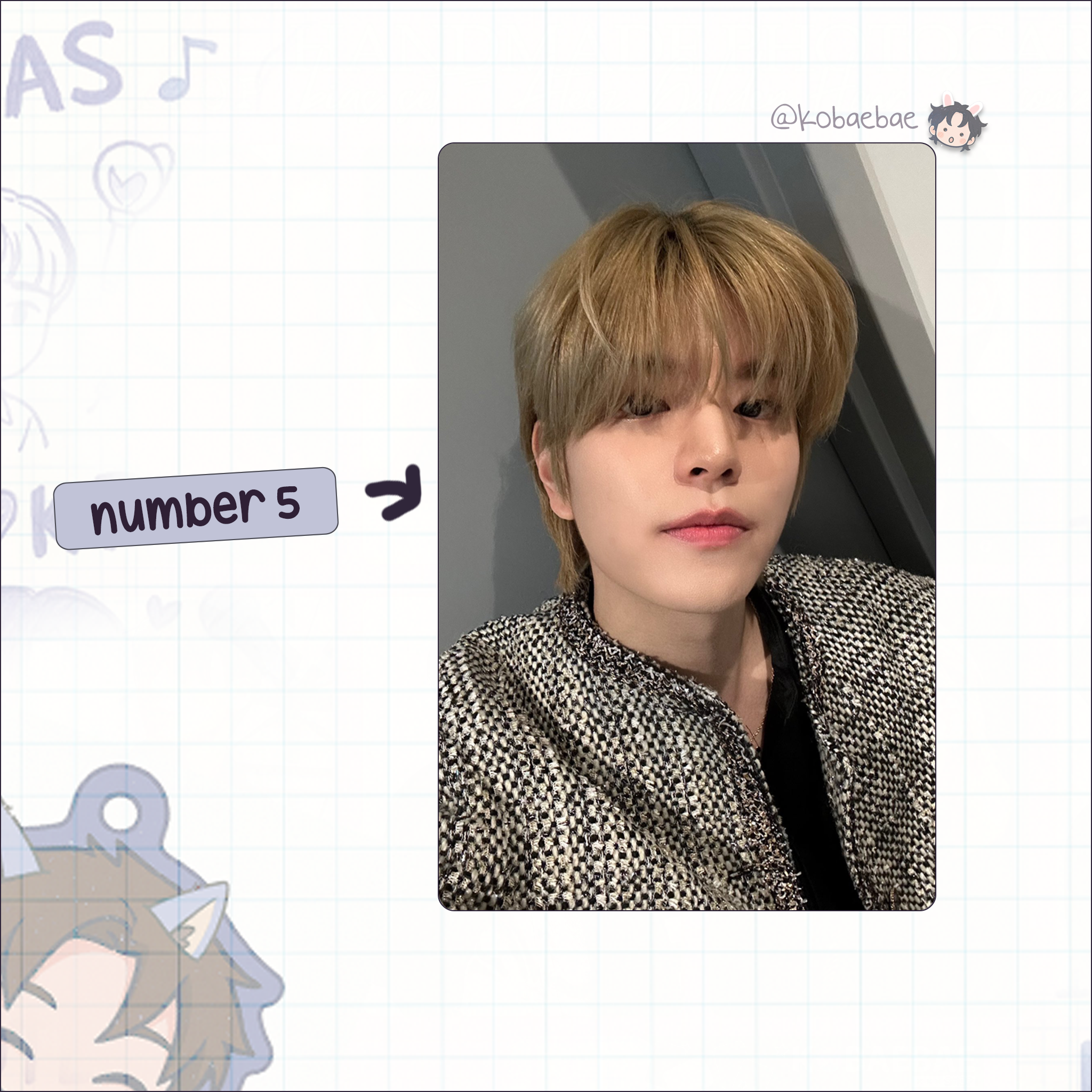 Stray Kids (Skz) - Min Handmade photocards kpop inspired - Bias set 7