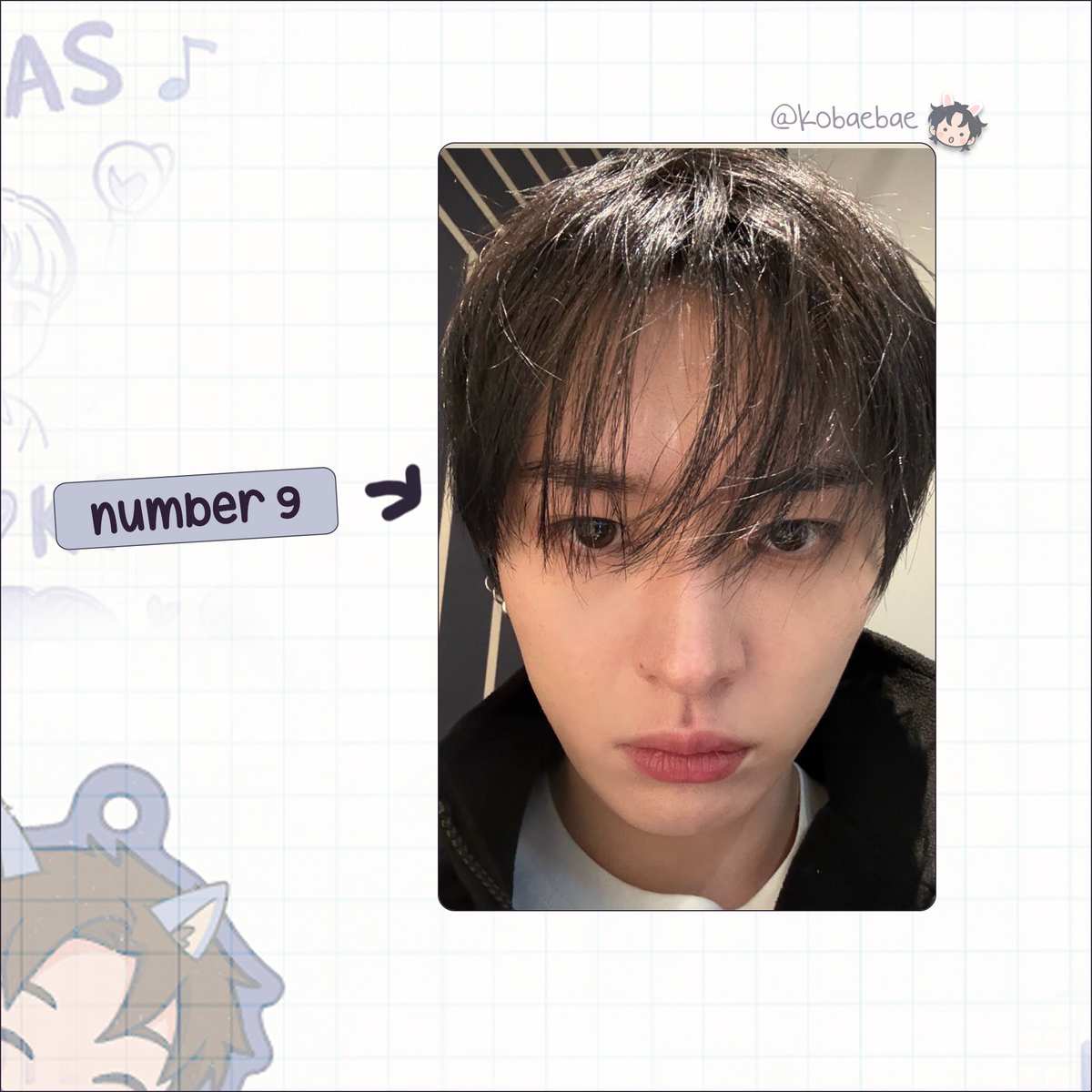 Skz (Stray Kids) - Lino handmade photocards kpop inspired - Set 6