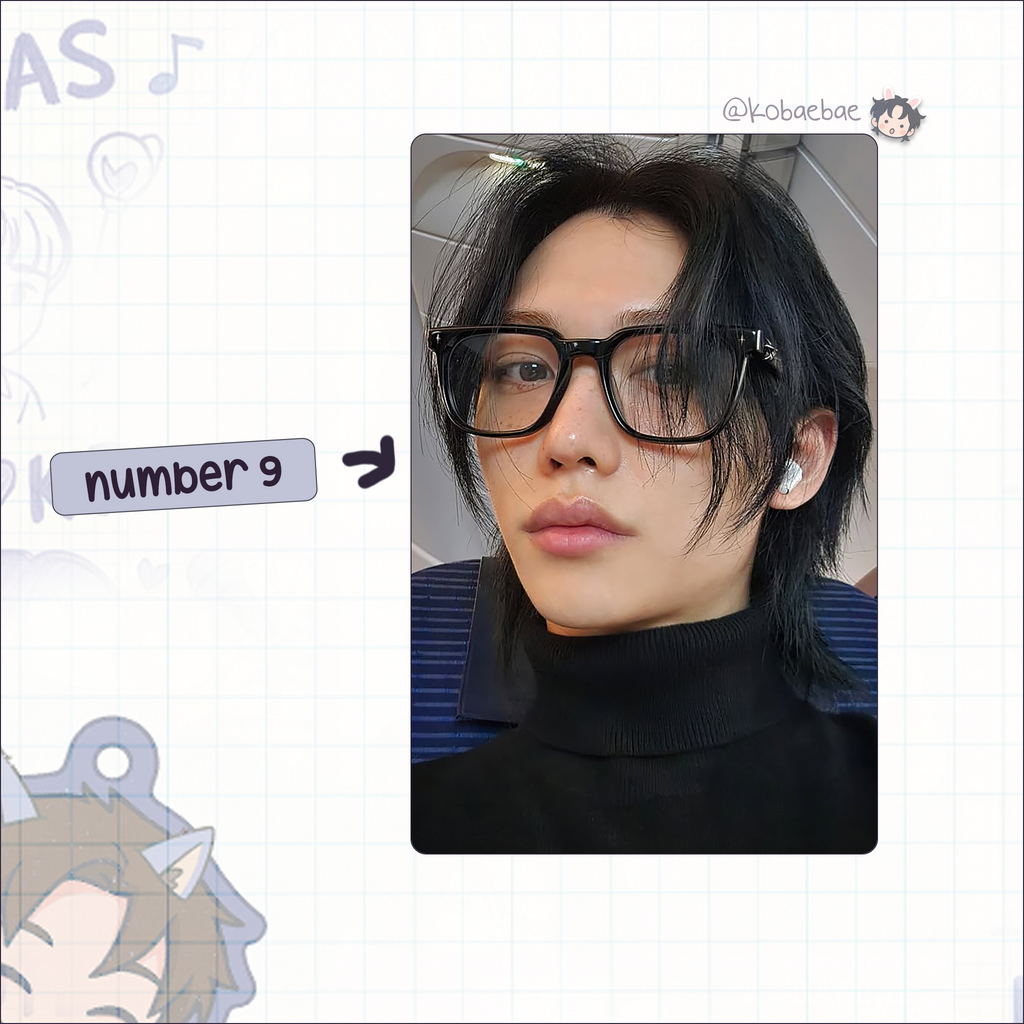 Stray Kids (Skz) - Lix Handmade photocards kpop inspired - Bias set 7