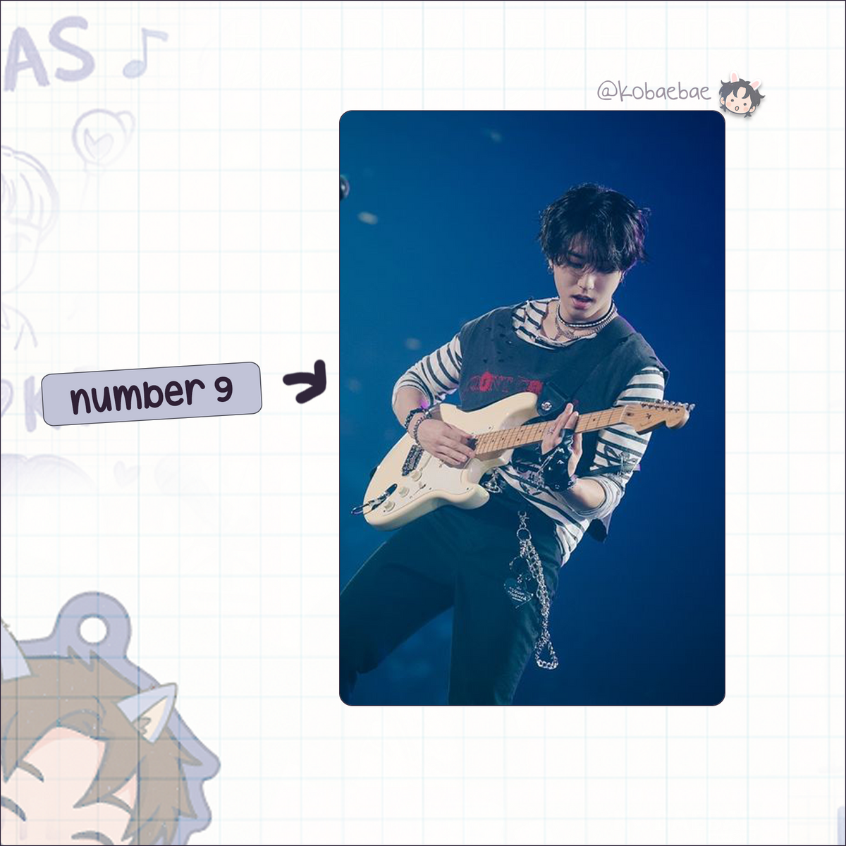 Stray Kids (Skz) - Han Handmade photocards kpop inspired - Bias set 7