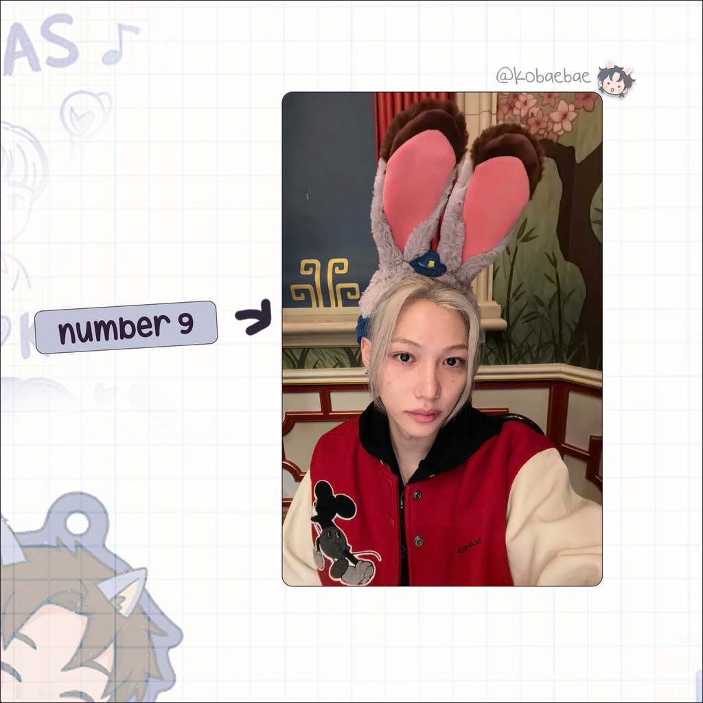 Skz (Stray Kids) - Felix handmade photocards kpop inspired - Set 9