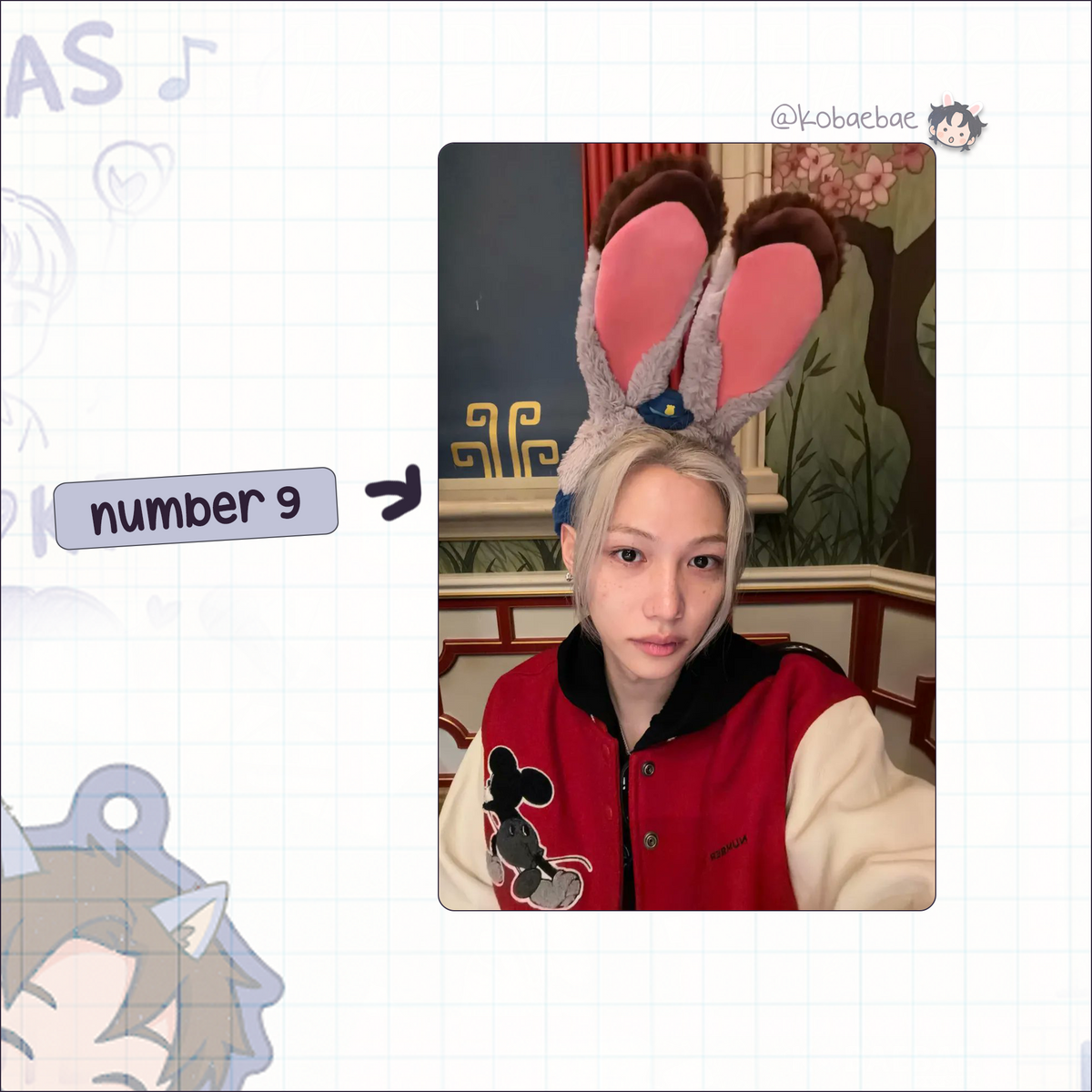Skz (Stray Kids) - Felix handmade photocards kpop inspired - Set 9