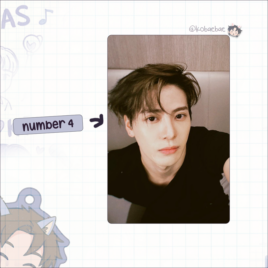 Jackson Wang - handmade photocards kpop inspired - bias set
