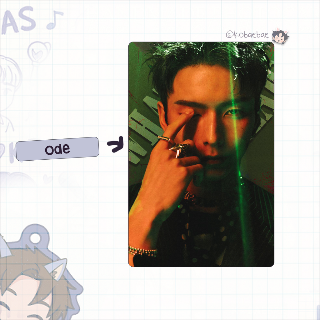 XHR - HB Handmade photocards kpop inspired - Bias set