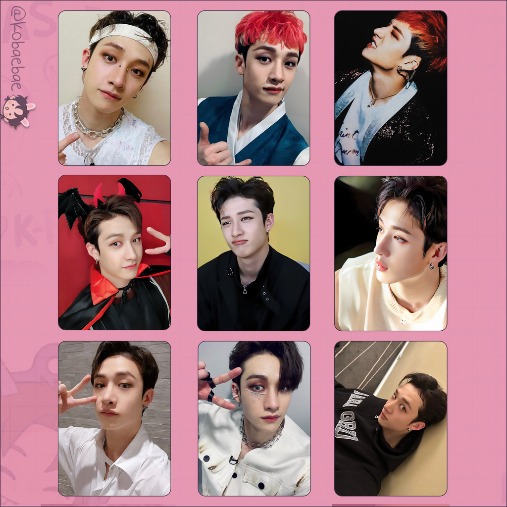 Skz - Channie handmade photocards kpop inspired - Set 1