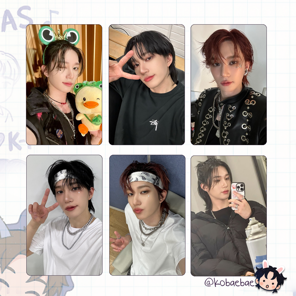 P1harmony - Theo handmade photocards kpop inspired - Set 3
