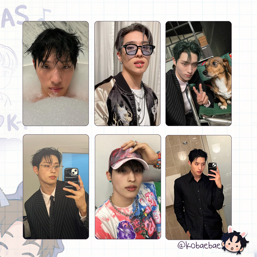 P1harmony - Keeho handmade photocards kpop inspired - Set 3