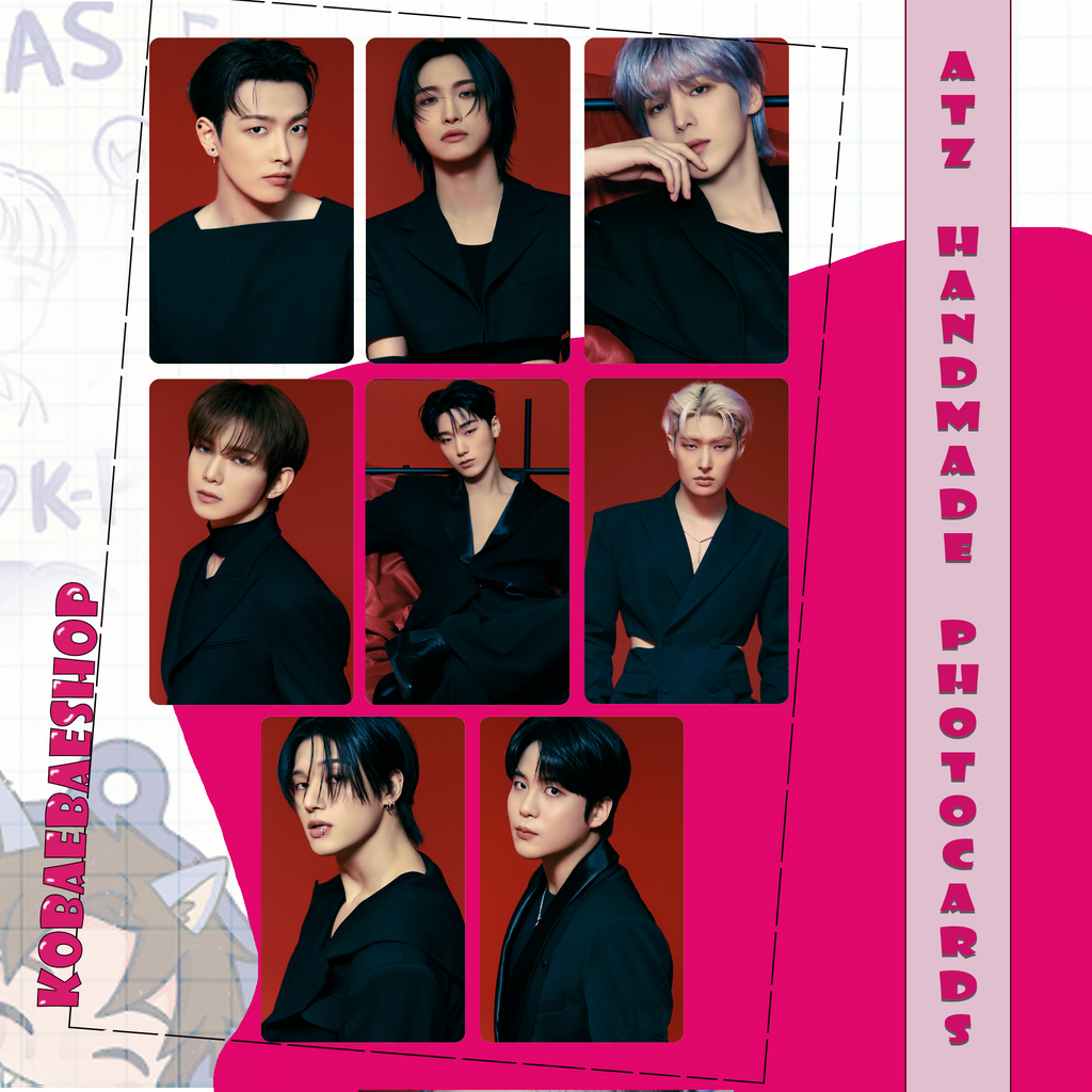 Atz - Golden H. 2 -  Handmade photocards kpop inspired - Diary vers.