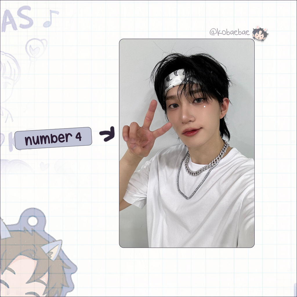 P1harmony - Theo handmade photocards kpop inspired - Set 3