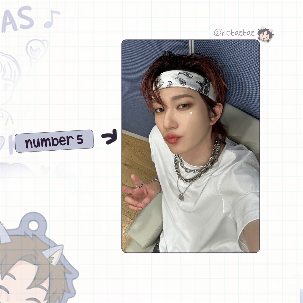P1harmony - Theo handmade photocards kpop inspired - Set 3