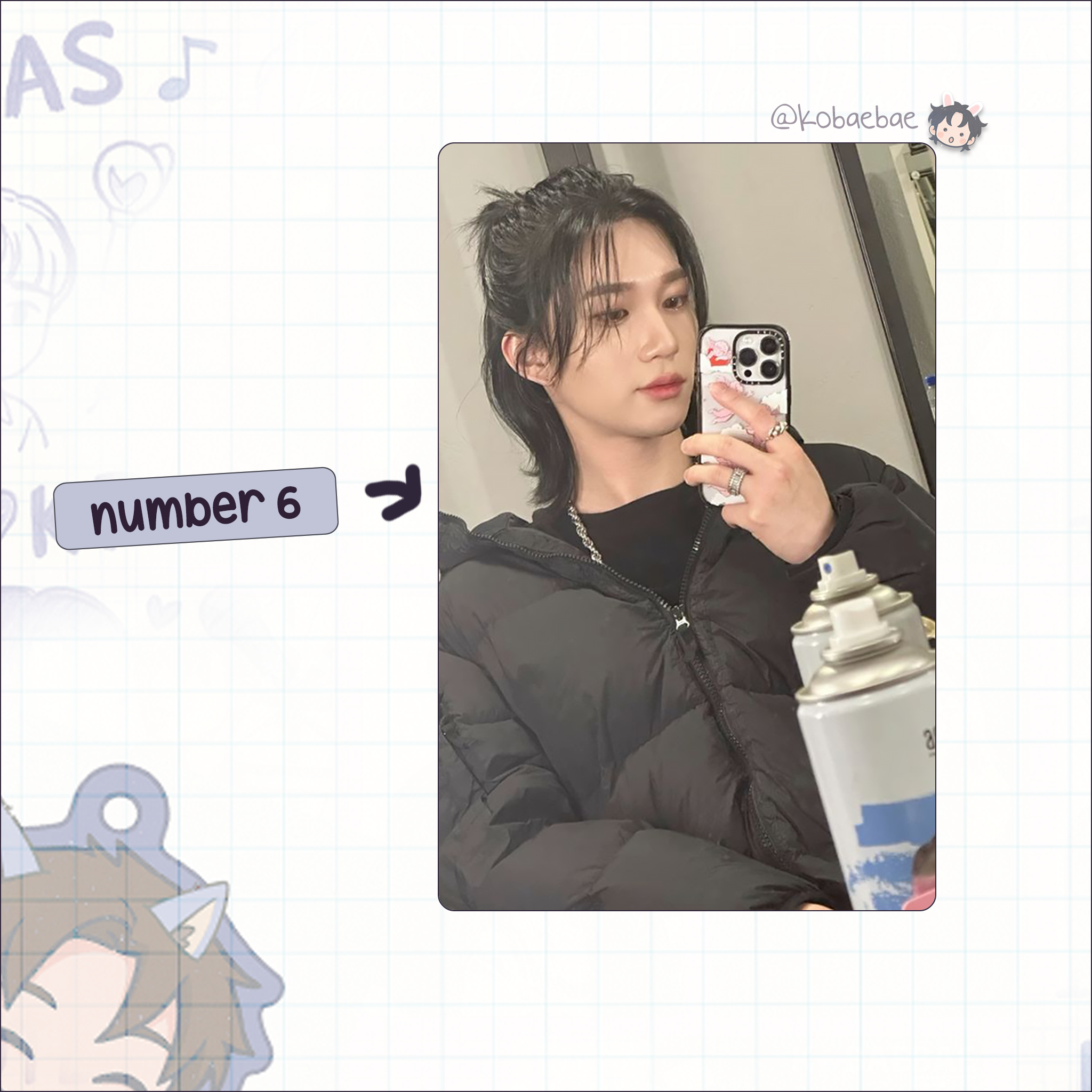 P1harmony - Theo handmade photocards kpop inspired - Set 3