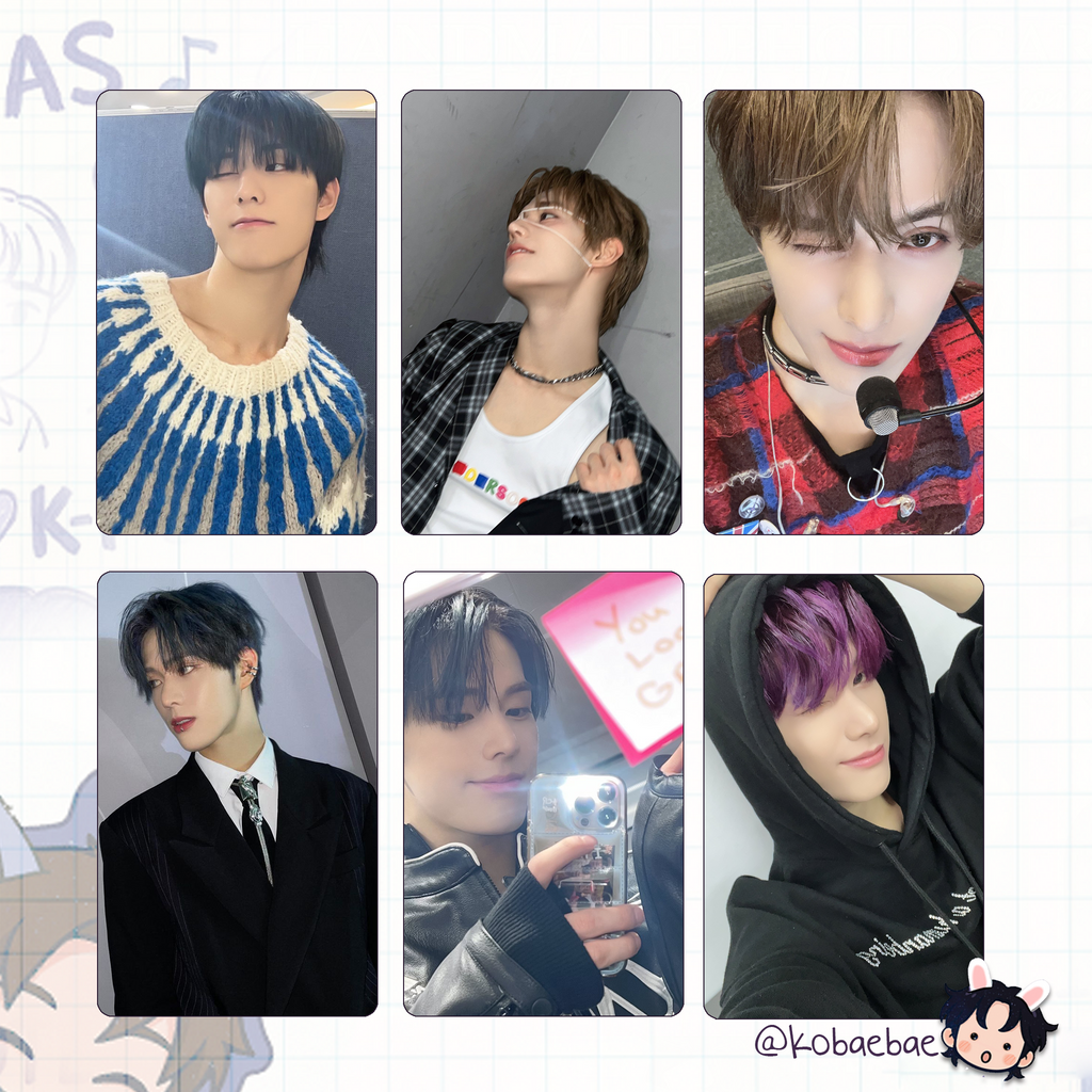 Xikers - Jinsik handmade photocards kpop inspired - Set 2
