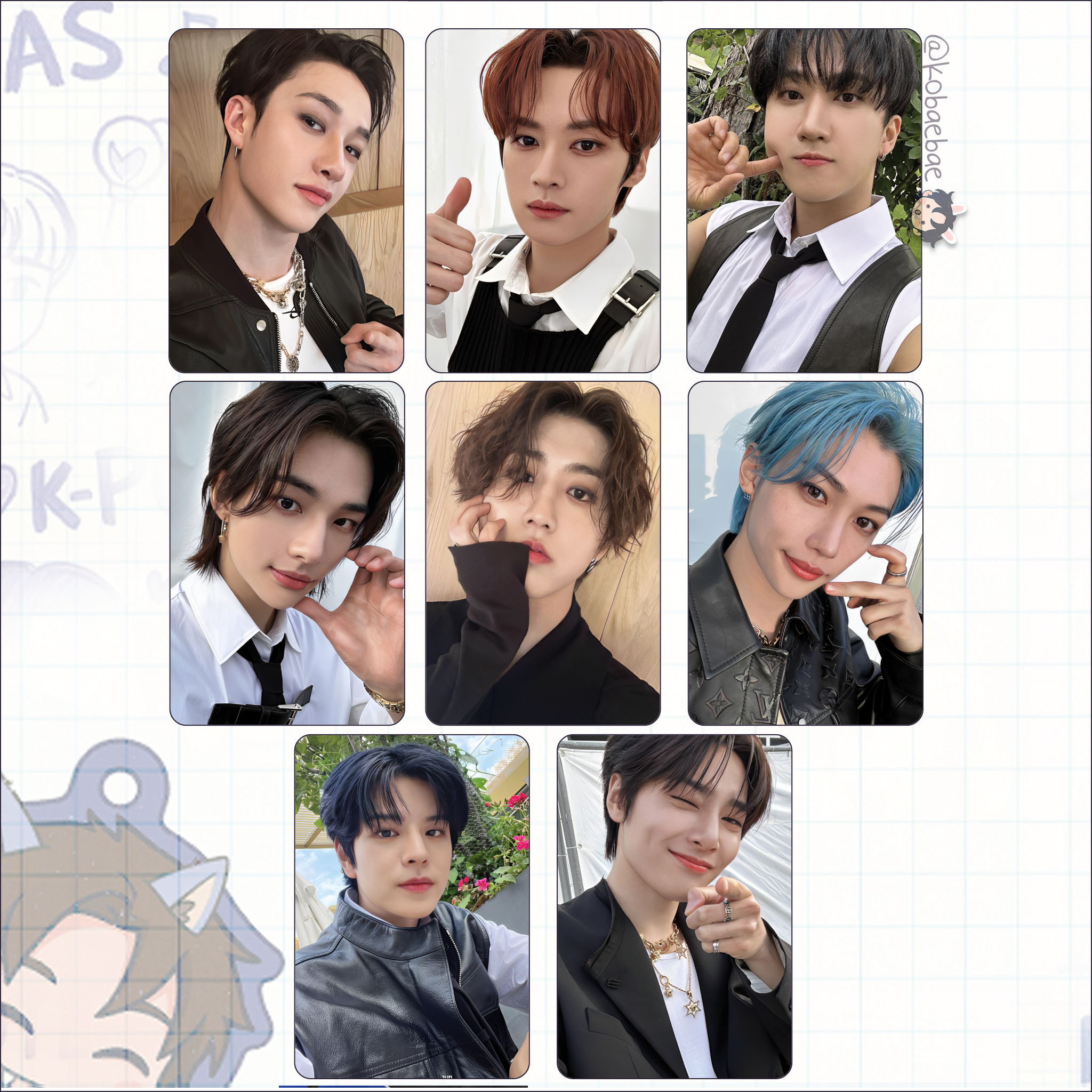 Skz - Stay Week Handmade photocards kpop inspired - Bias set