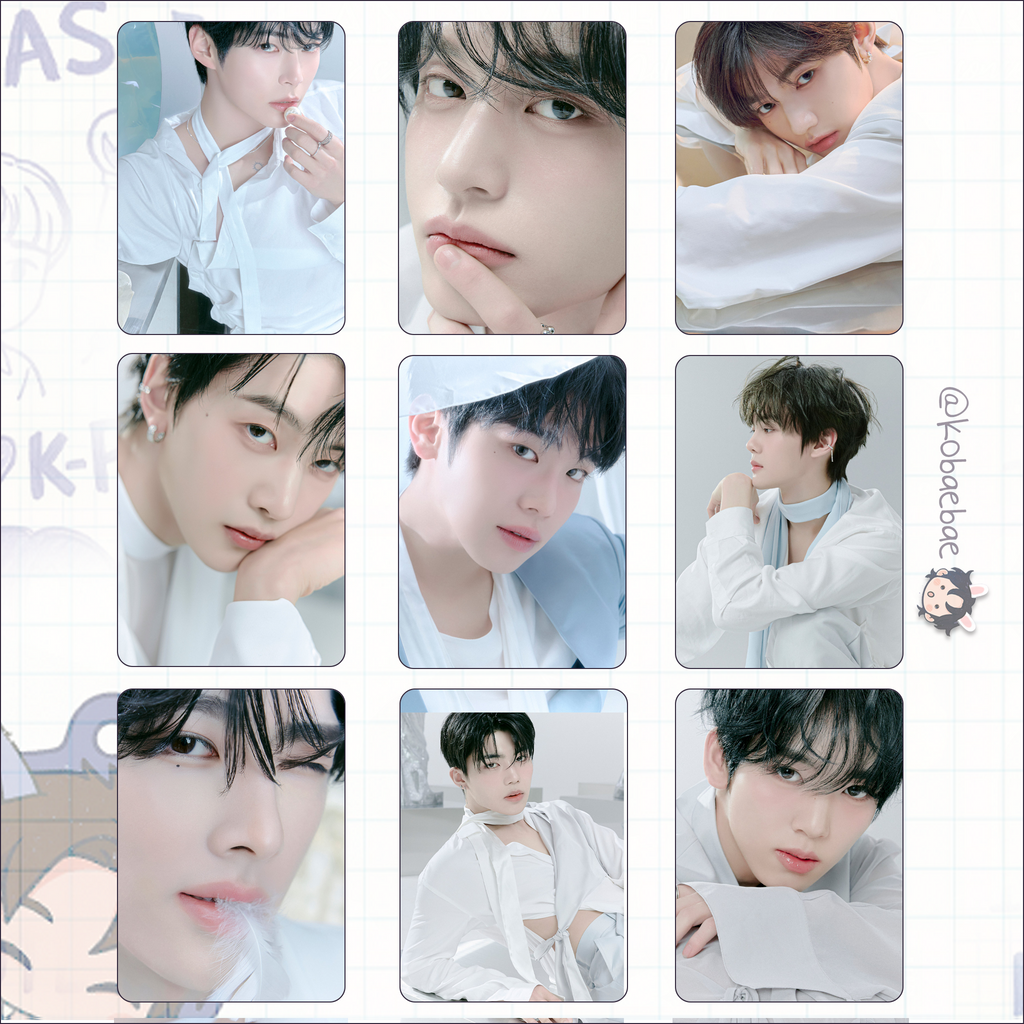 Zb1 - Blue Parad. handmade photocards kpop inspired - Hide vers. ot9