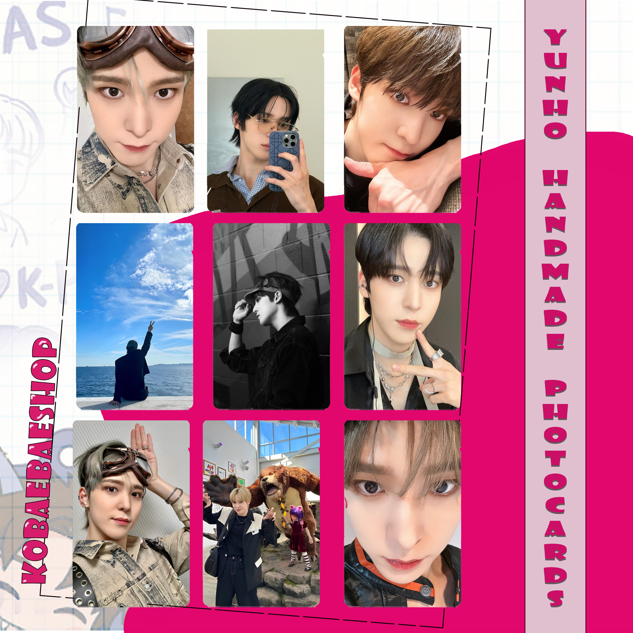 Atz - Ynho Handmade photocards kpop inspired - Bias Set 2