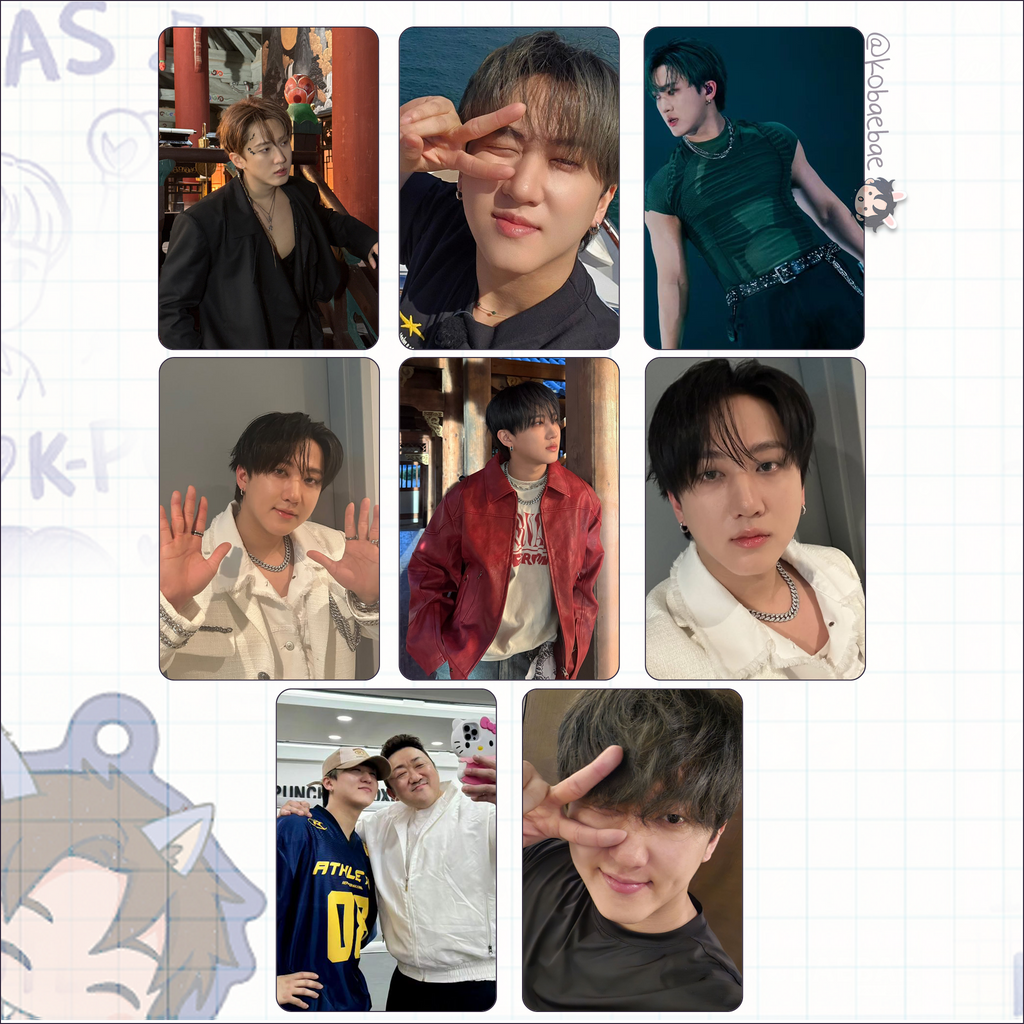 Skz (Stray Kids) - Changbin handmade photocards kpop inspired - Set 10